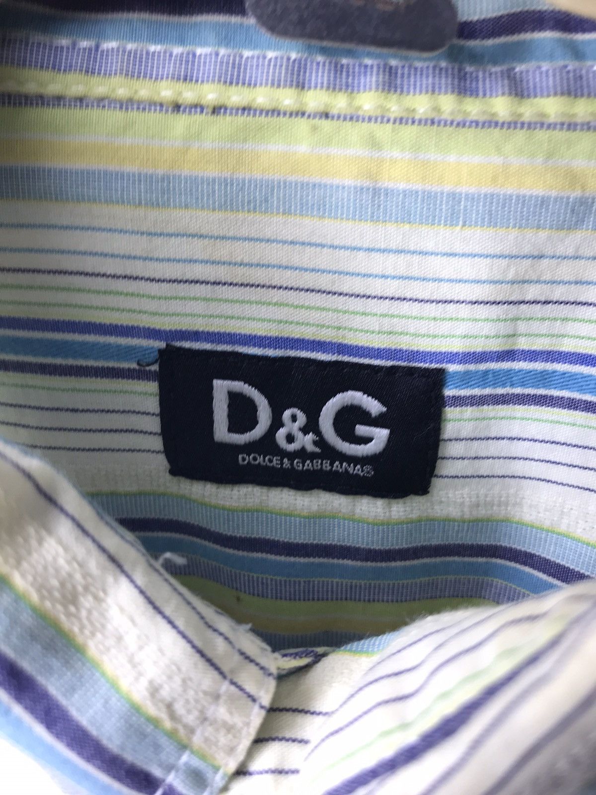 Designer × Dolce & Gabbana D&G stripe button up shirt Size US XS / EU 42 / 0 - 4 Thumbnail