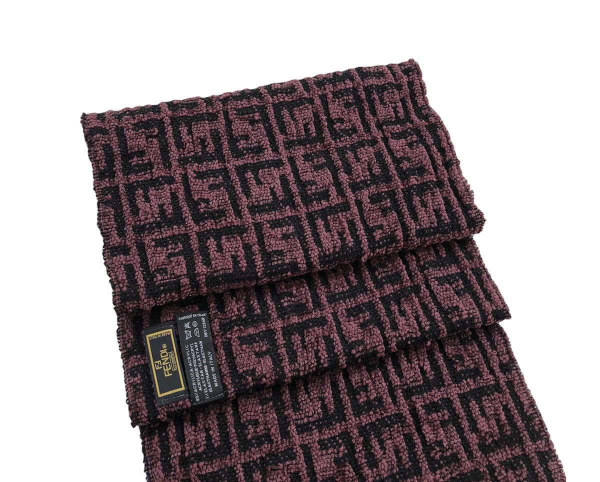 Fendi Vintage Authentic Fendi Cravatte Monogram Scarves Muffler Size ONE SIZE - 3 Thumbnail