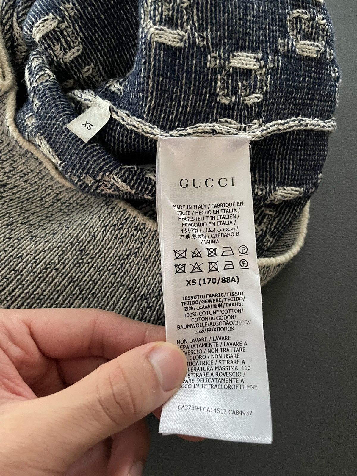 Gucci $2kRare Limited Edition Brand NEW GG Monogram Runway Sweater Size S / US 4 / IT 40 - 21 Thumbnail