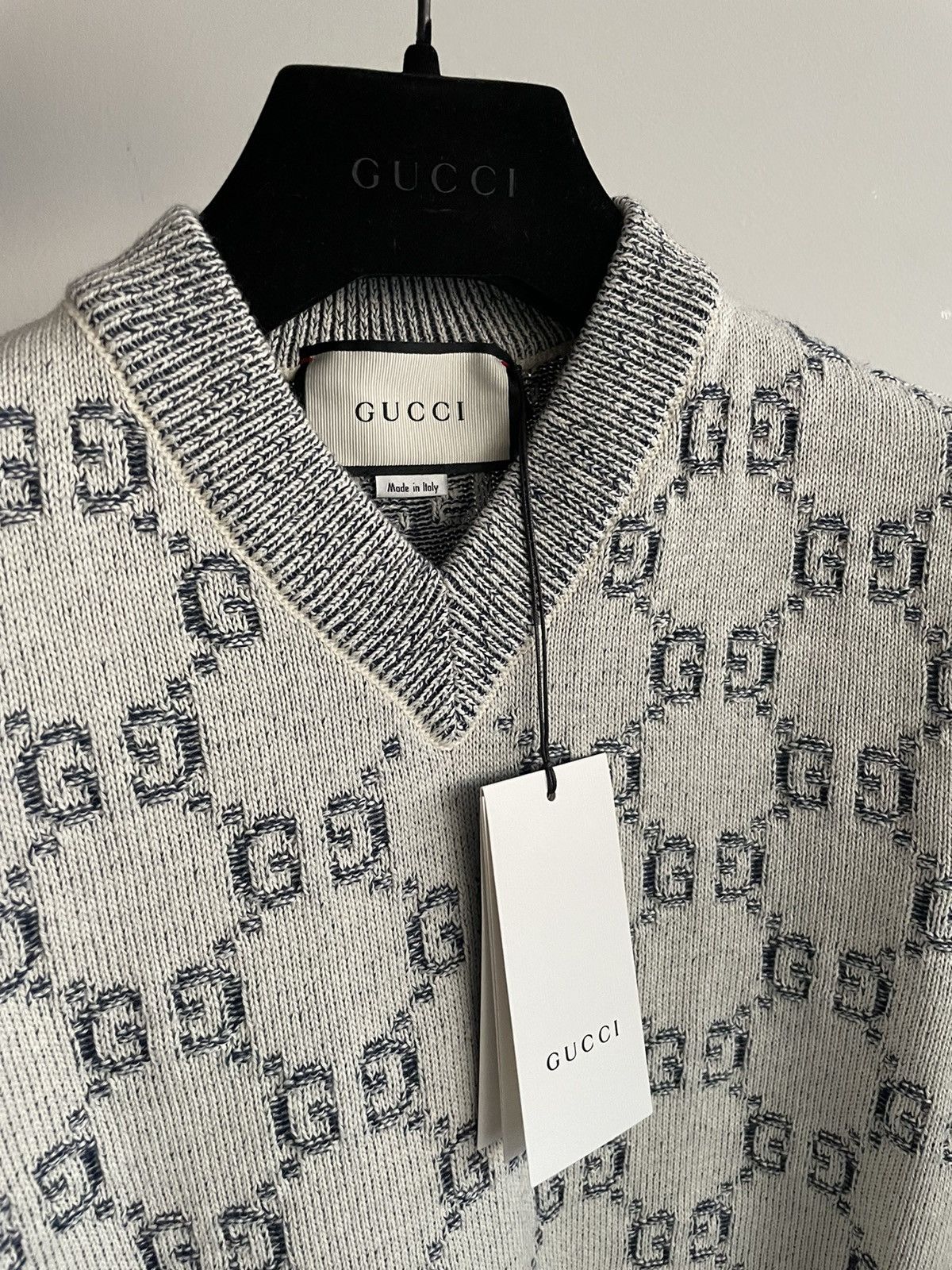 Gucci $2kRare Limited Edition Brand NEW GG Monogram Runway Sweater Size S / US 4 / IT 40 - 4 Thumbnail