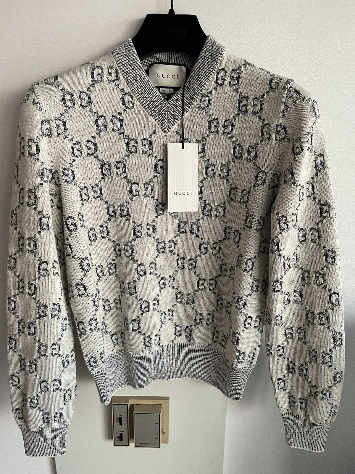 Gucci $2kRare Limited Edition Brand NEW GG Monogram Runway Sweater Size S / US 4 / IT 40 - 11 Thumbnail
