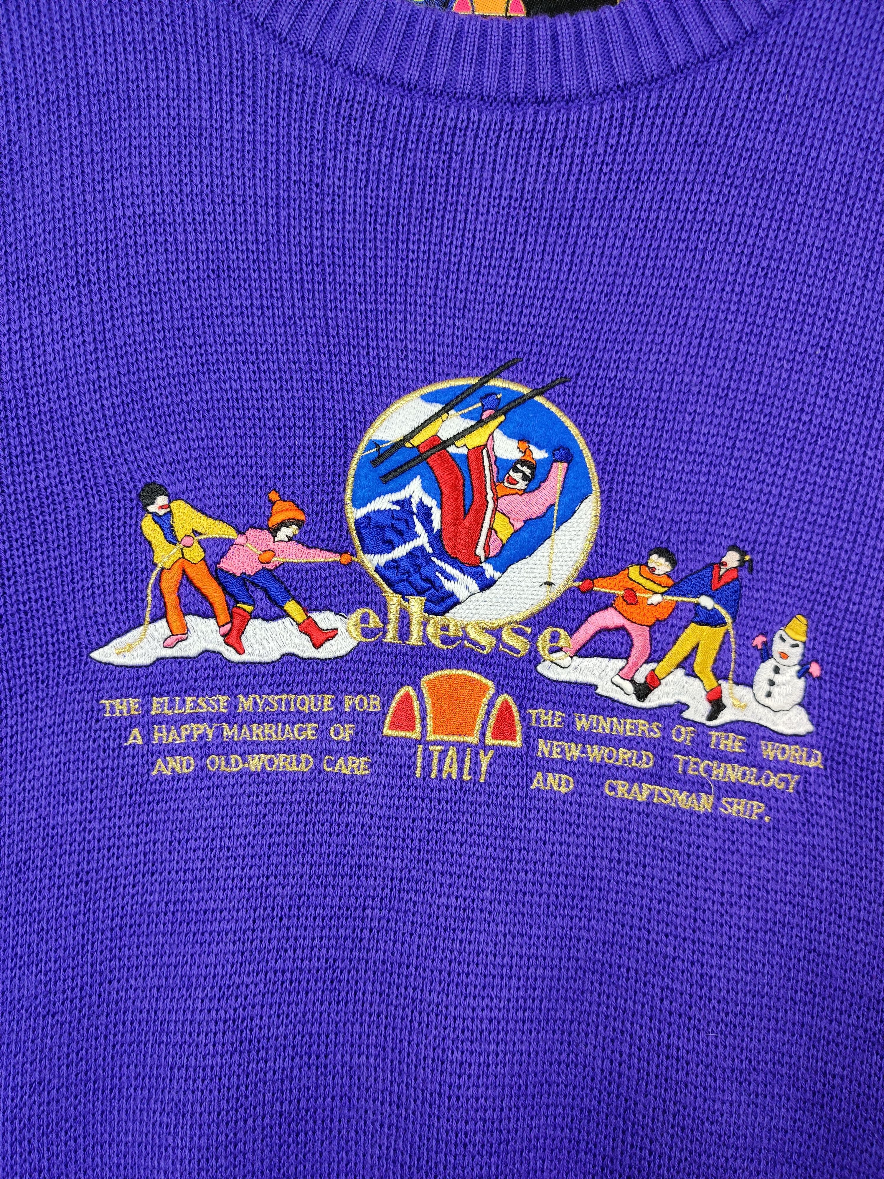 Ellesse Vintage Ellesse Embroidery Knit Sweater Size US M / EU 48-50 / 2 - 5 Thumbnail