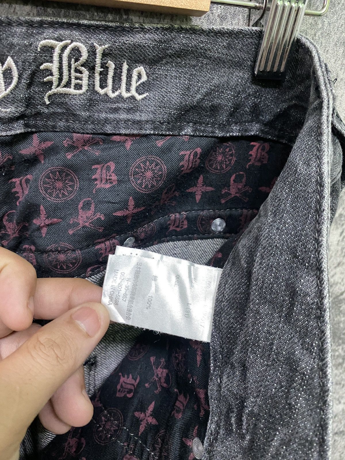 Designer × Japanese Brand Japanese Brand BLOW BY BLUE Splash Glitter Bondage Denim Size US 31 - 21 Thumbnail