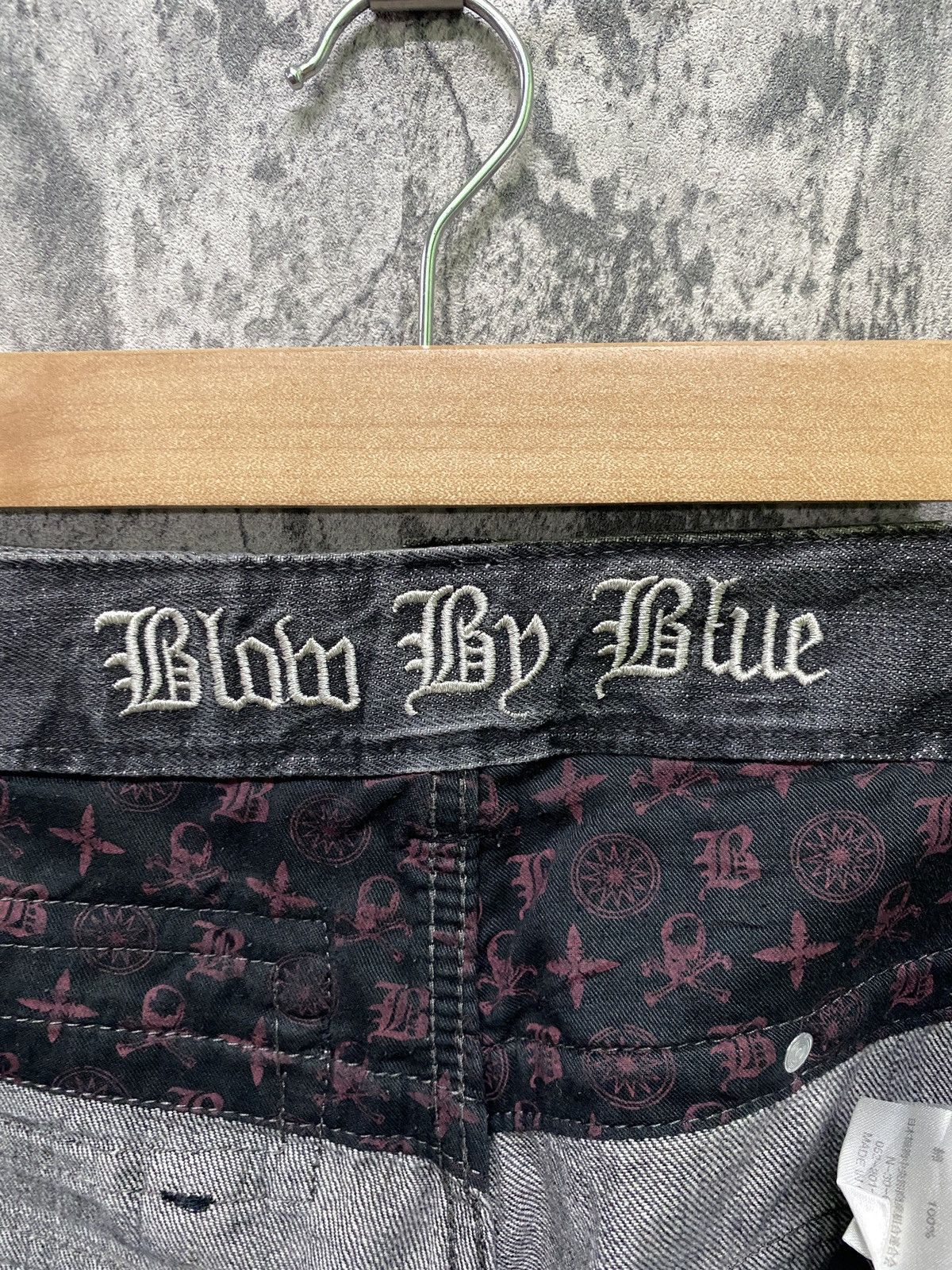 Designer × Japanese Brand Japanese Brand BLOW BY BLUE Splash Glitter Bondage Denim Size US 31 - 20 Thumbnail