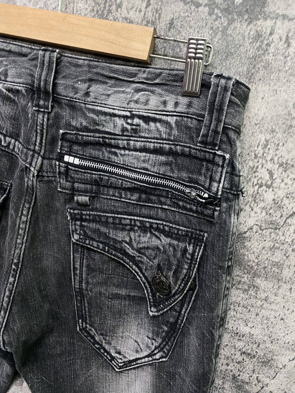 Designer × Japanese Brand Japanese Brand BLOW BY BLUE Splash Glitter Bondage Denim Size US 31 - 18 Thumbnail