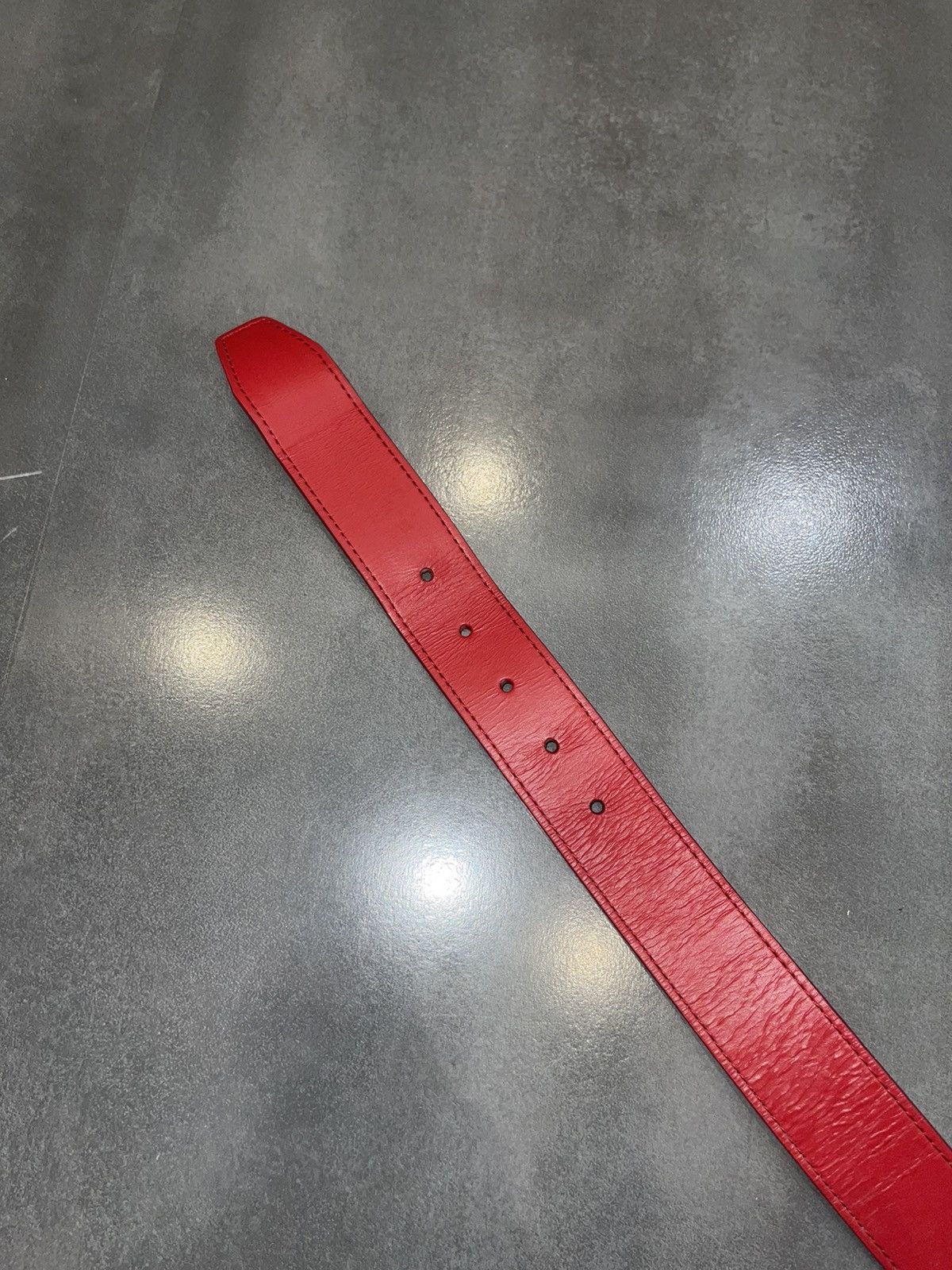 Oakley Oakley Big Buckle Red Leather Belt Size ONE SIZE - 8 Thumbnail