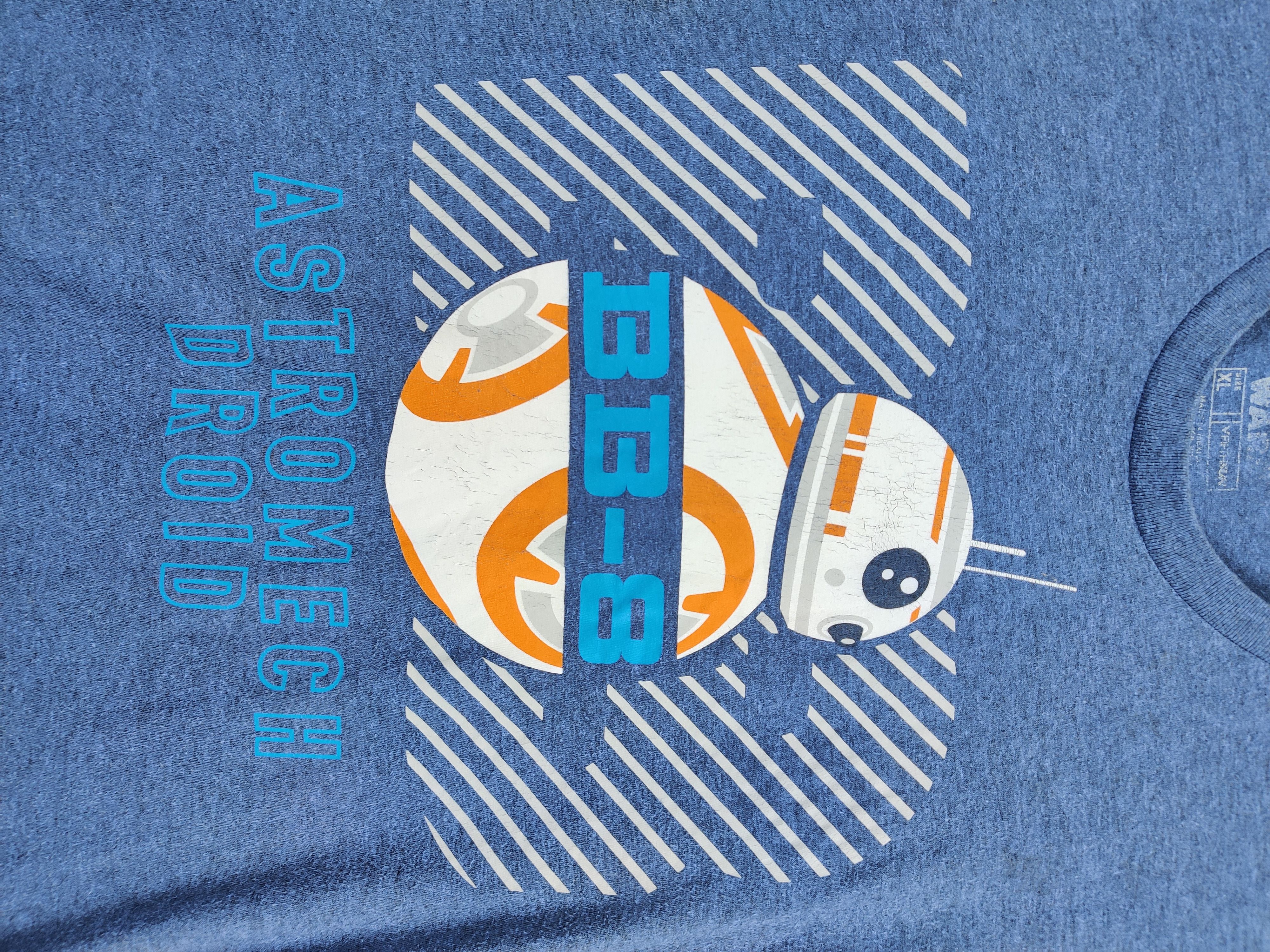 Star Wars Vintage Star Wars BB-8 Astromech Droid Movie Tees Tshirts Size US XL / EU 56 / 4 - 4 Thumbnail
