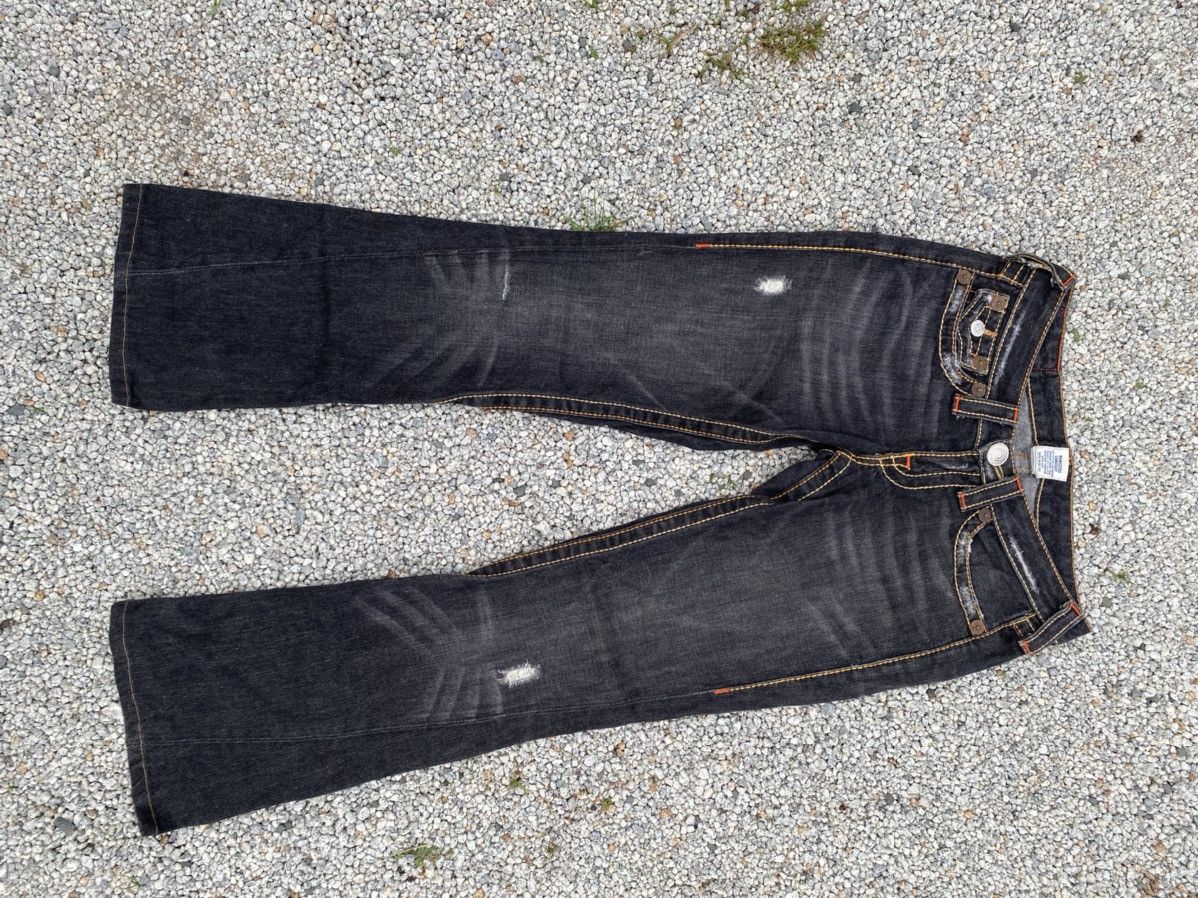 True Religion True Religon Distressed Jeans dark wash Size 30" / US 8 / IT 44 - 1 Thumbnail