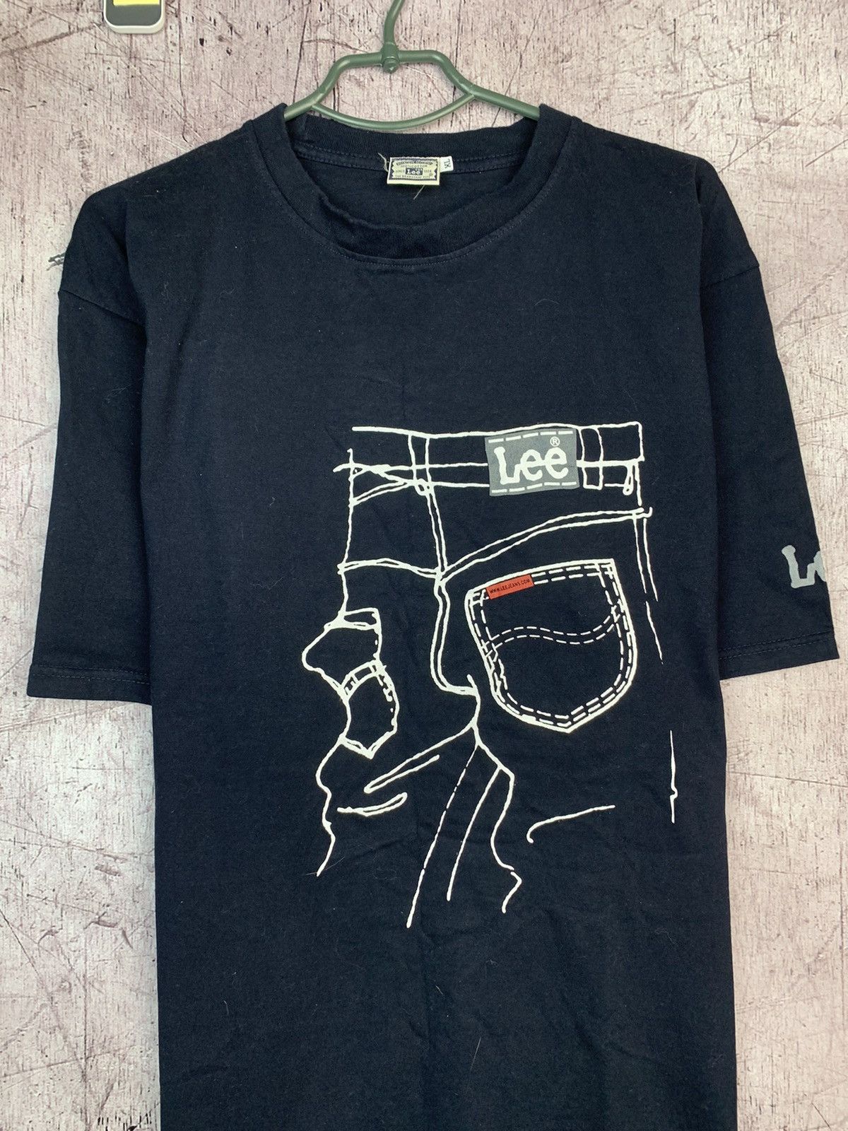 Lee × Vintage Vintage Lee T shirt Size US XL / EU 56 / 4 - 2 Thumbnail