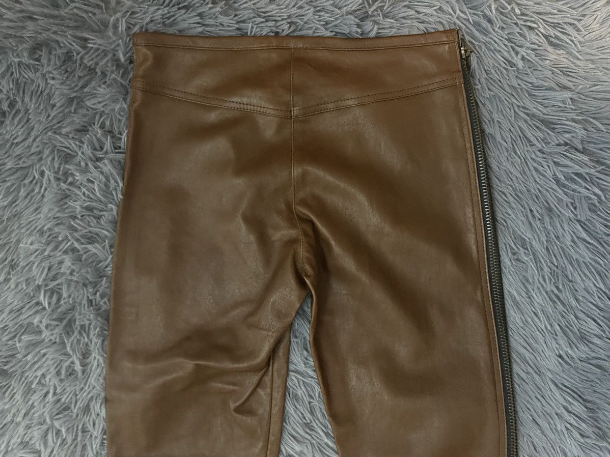 Genuine Leather × plein sud Plain Sud Avant Garde zipped real leather pants Size 26" / US 2 / IT 38 - 8 Thumbnail