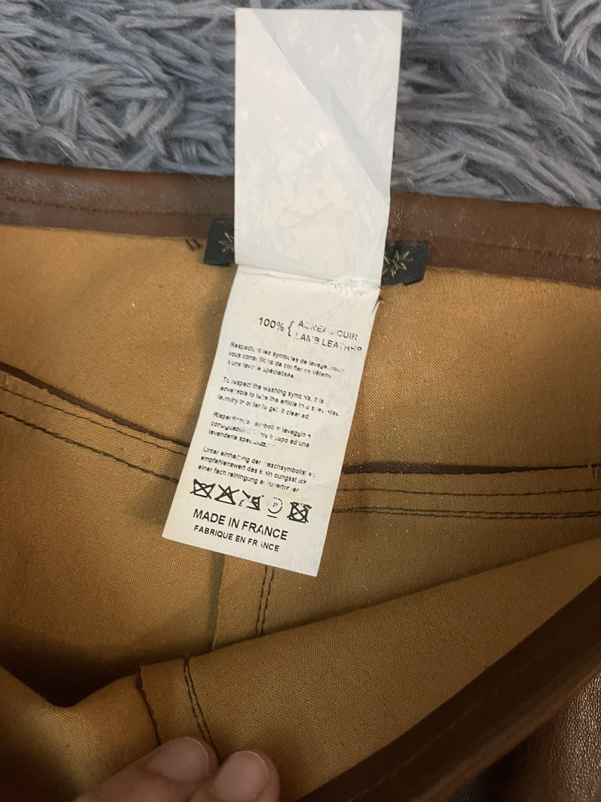 Genuine Leather × plein sud Plain Sud Avant Garde zipped real leather pants Size 26" / US 2 / IT 38 - 4 Thumbnail
