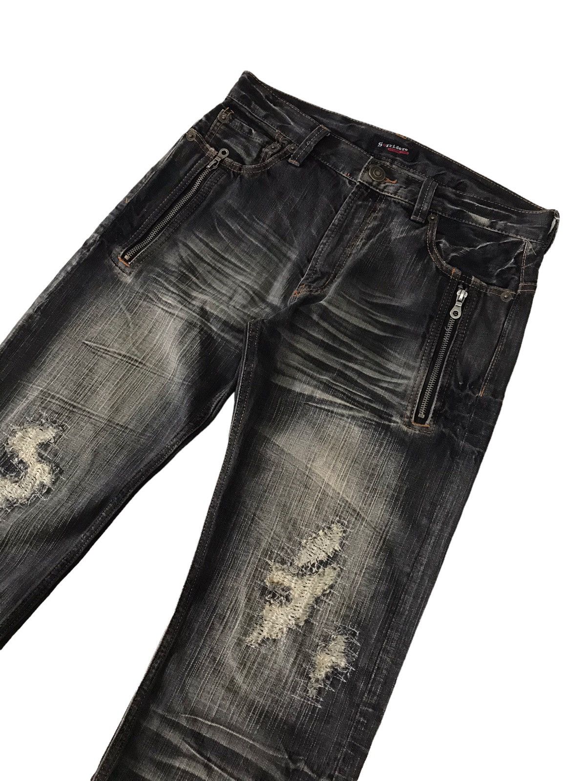 Other Thrashed Sorridere Jeans Acid Wash Distressed Denim Pant⚡️ Size US 32 / EU 48 - 5 Thumbnail