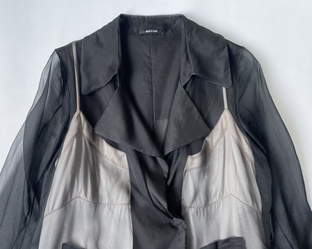 Maison Margiela S/S 16 Layered Silk Nightgown Overcoat Size M / US 6-8 / IT 42-44 - 2 Thumbnail