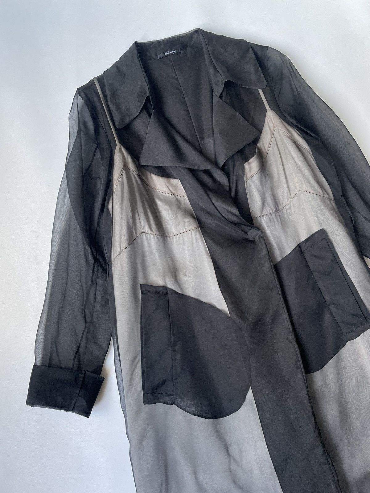 Maison Margiela S/S 16 Layered Silk Nightgown Overcoat Size M / US 6-8 / IT 42-44 - 7 Thumbnail