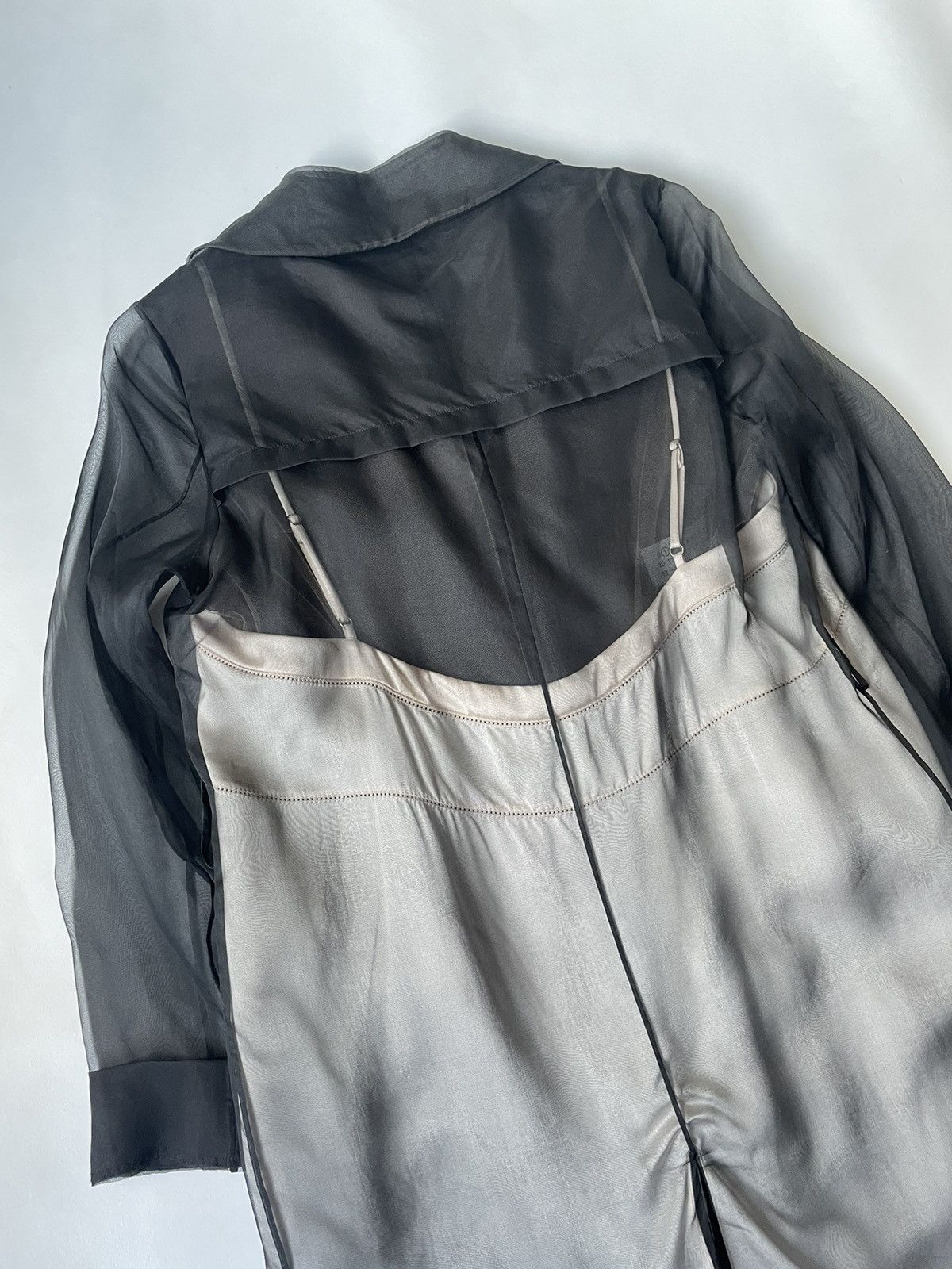 Maison Margiela S/S 16 Layered Silk Nightgown Overcoat Size M / US 6-8 / IT 42-44 - 17 Thumbnail