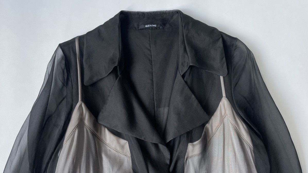 Maison Margiela S/S 16 Layered Silk Nightgown Overcoat Size M / US 6-8 / IT 42-44 - 3 Thumbnail