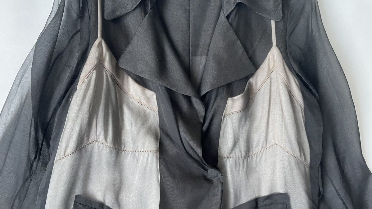 Maison Margiela S/S 16 Layered Silk Nightgown Overcoat Size M / US 6-8 / IT 42-44 - 5 Thumbnail