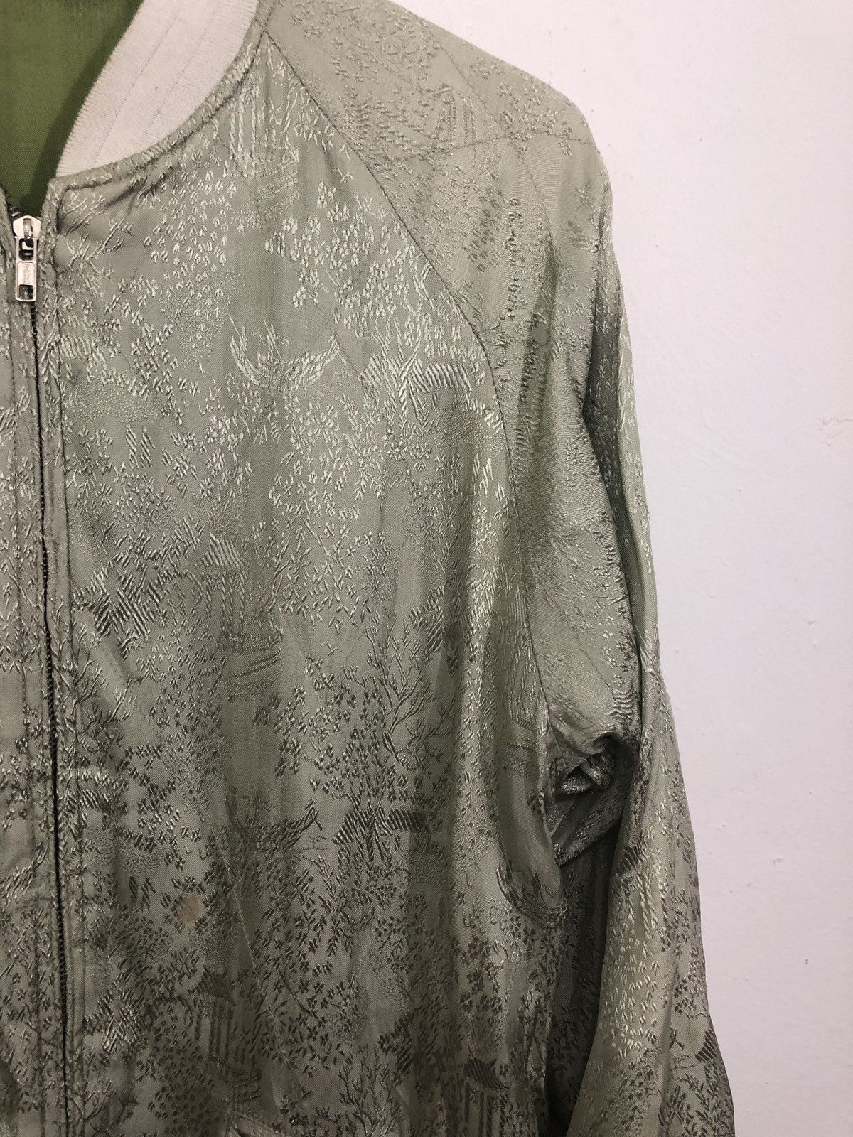 Japanese Brand Vintage Reversible Sukajan Jacket 100% Rayon Size US M / EU 48-50 / 2 - 12 Thumbnail