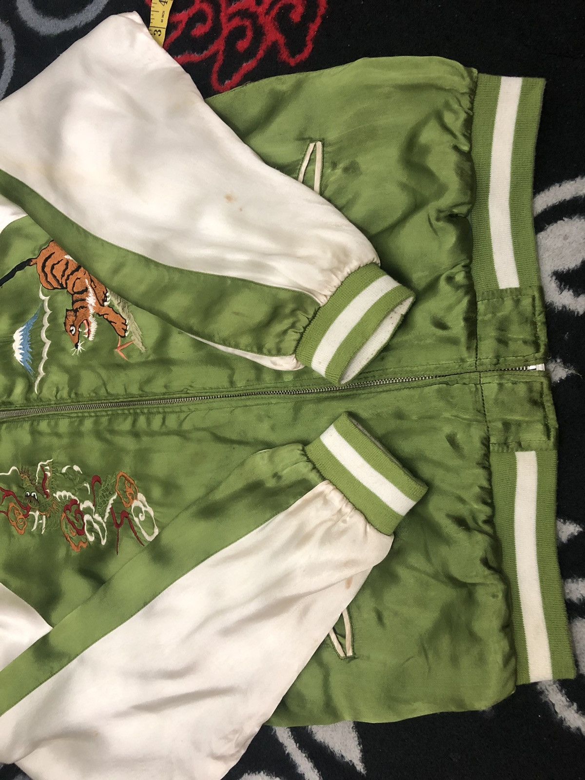 Japanese Brand Vintage Reversible Sukajan Jacket 100% Rayon Size US M / EU 48-50 / 2 - 22 Thumbnail