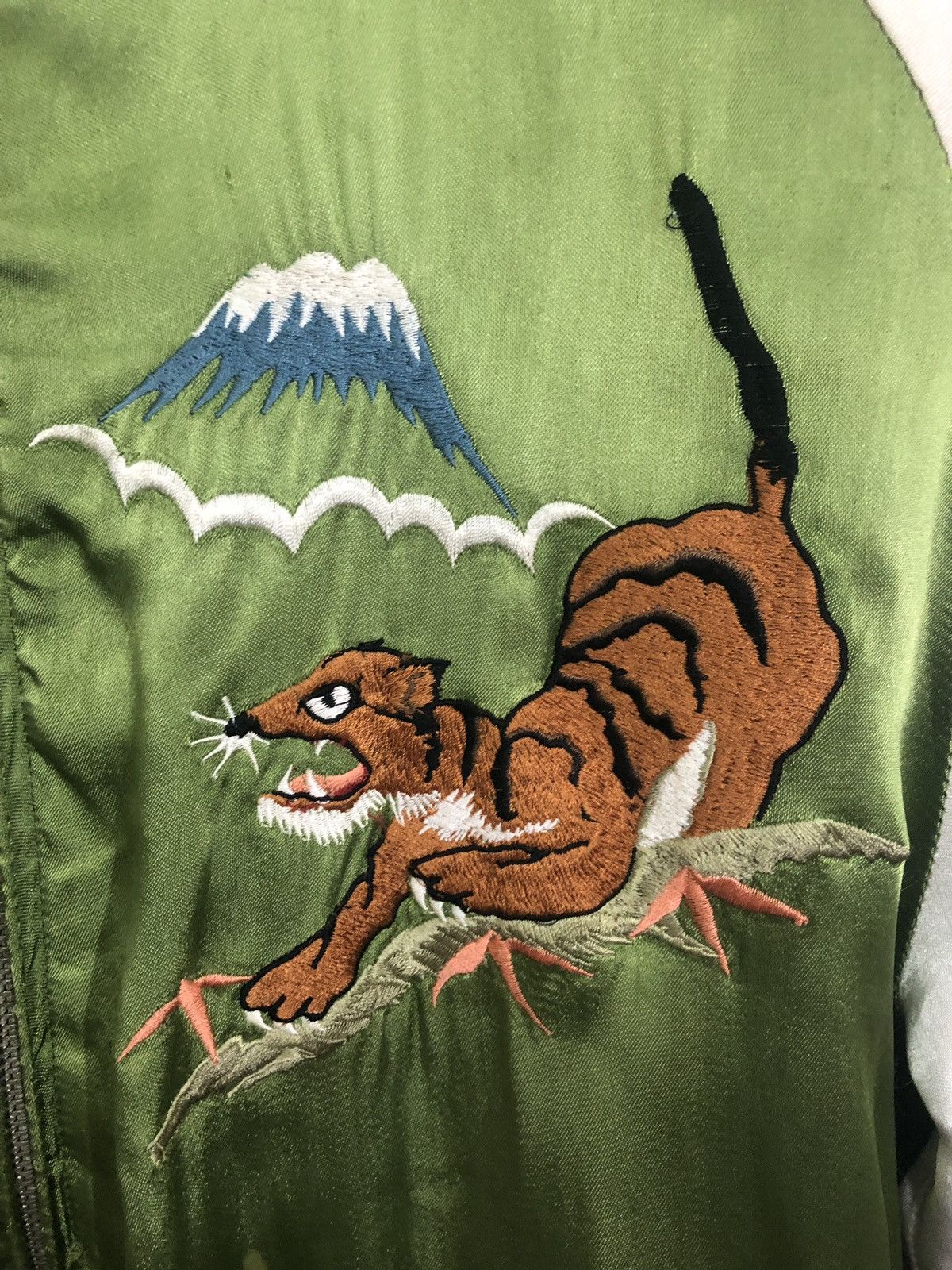 Japanese Brand Vintage Reversible Sukajan Jacket 100% Rayon Size US M / EU 48-50 / 2 - 5 Thumbnail