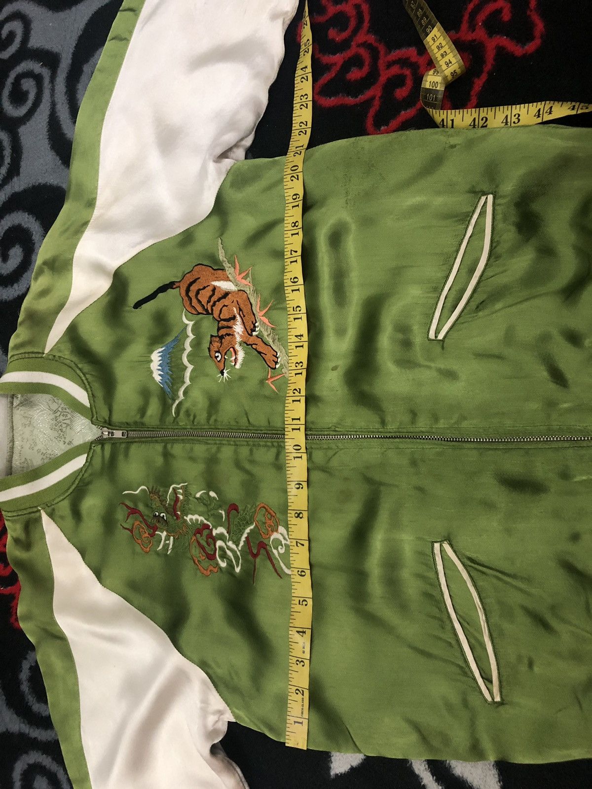 Japanese Brand Vintage Reversible Sukajan Jacket 100% Rayon Size US M / EU 48-50 / 2 - 19 Thumbnail