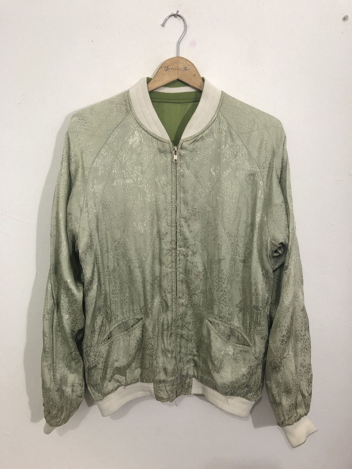 Japanese Brand Vintage Reversible Sukajan Jacket 100% Rayon Size US M / EU 48-50 / 2 - 10 Thumbnail