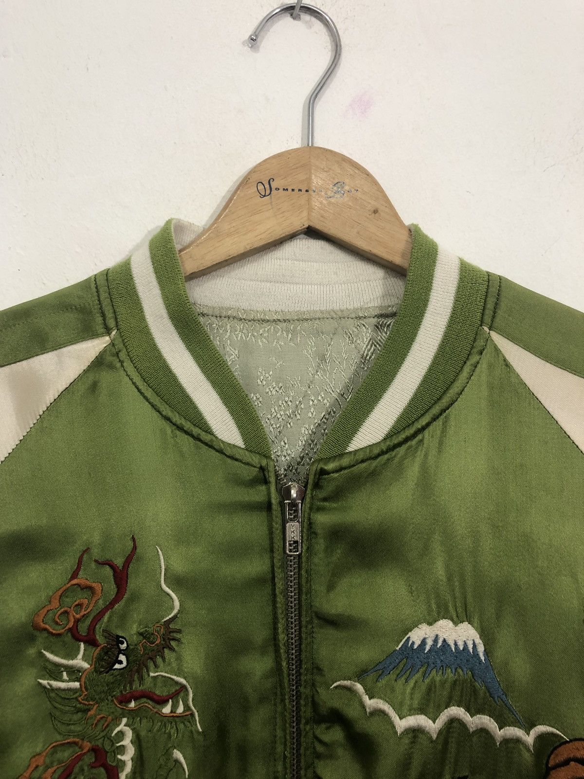 Japanese Brand Vintage Reversible Sukajan Jacket 100% Rayon Size US M / EU 48-50 / 2 - 3 Thumbnail