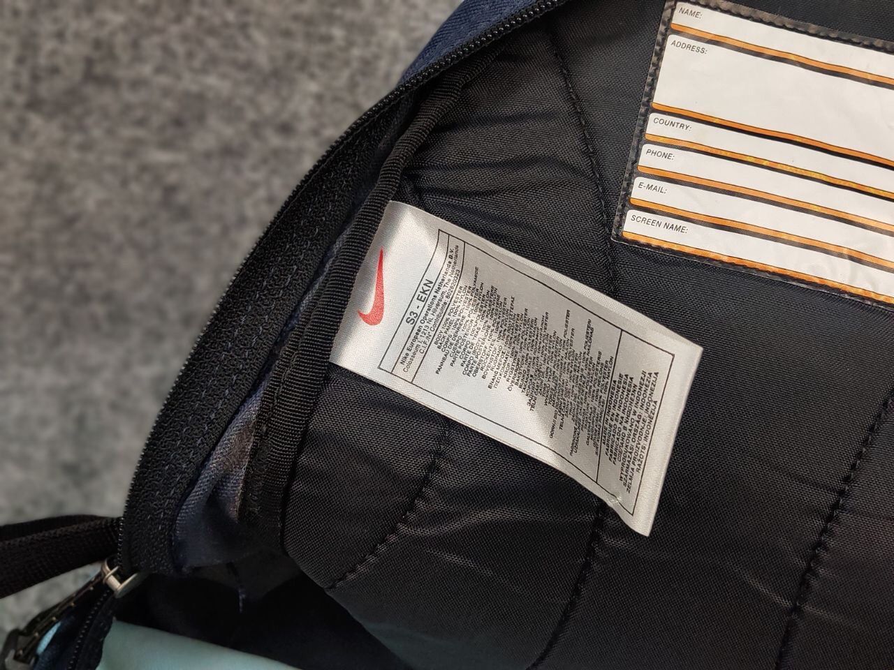 Nike Vintage 90's Nike Mini Blue Backpack Logo Size ONE SIZE - 16 Thumbnail