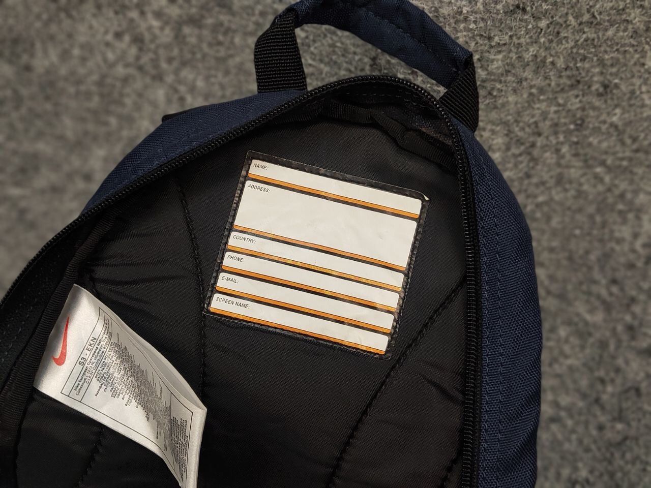Nike Vintage 90's Nike Mini Blue Backpack Logo Size ONE SIZE - 15 Thumbnail