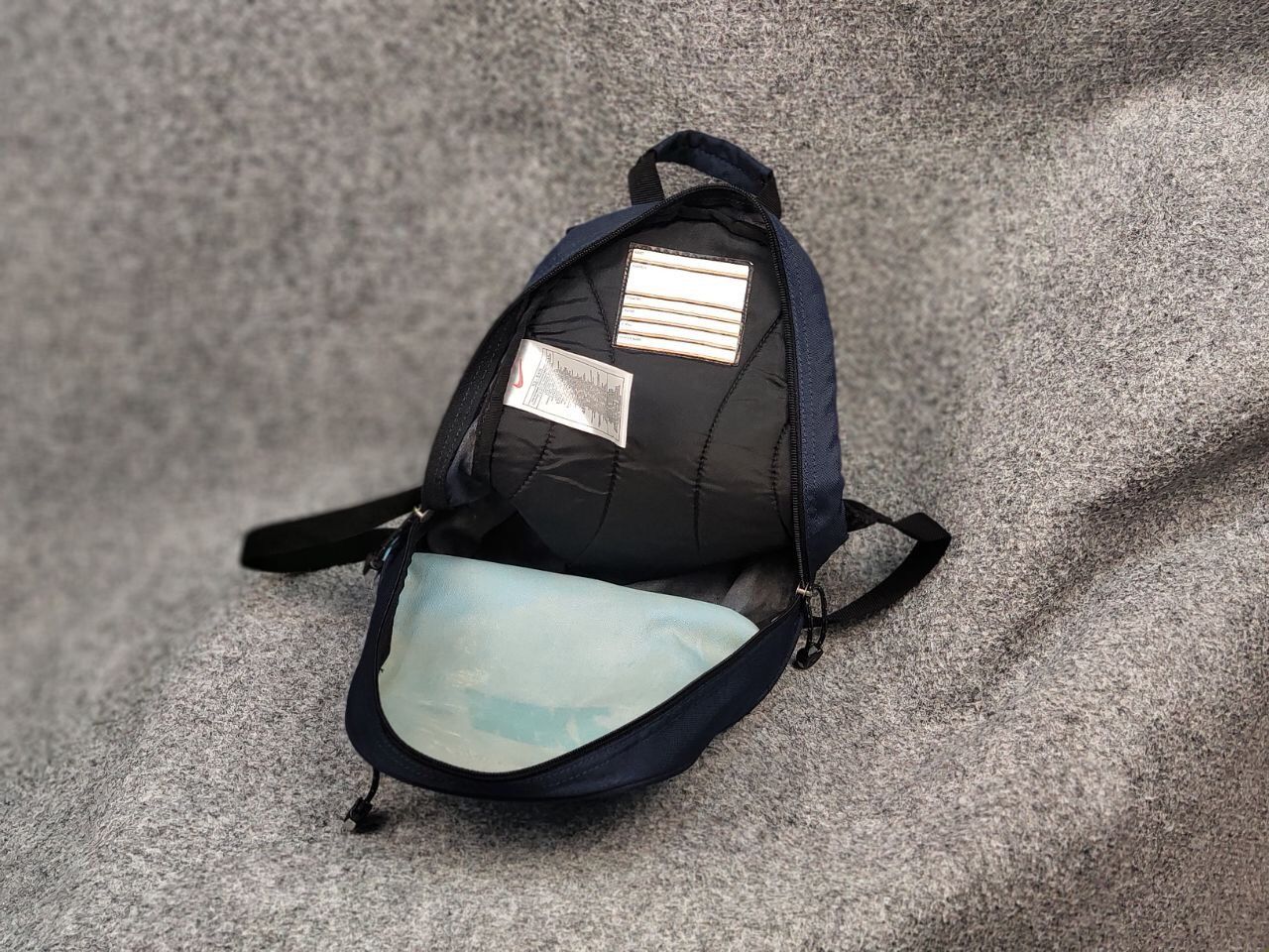 Nike Vintage 90's Nike Mini Blue Backpack Logo Size ONE SIZE - 12 Thumbnail