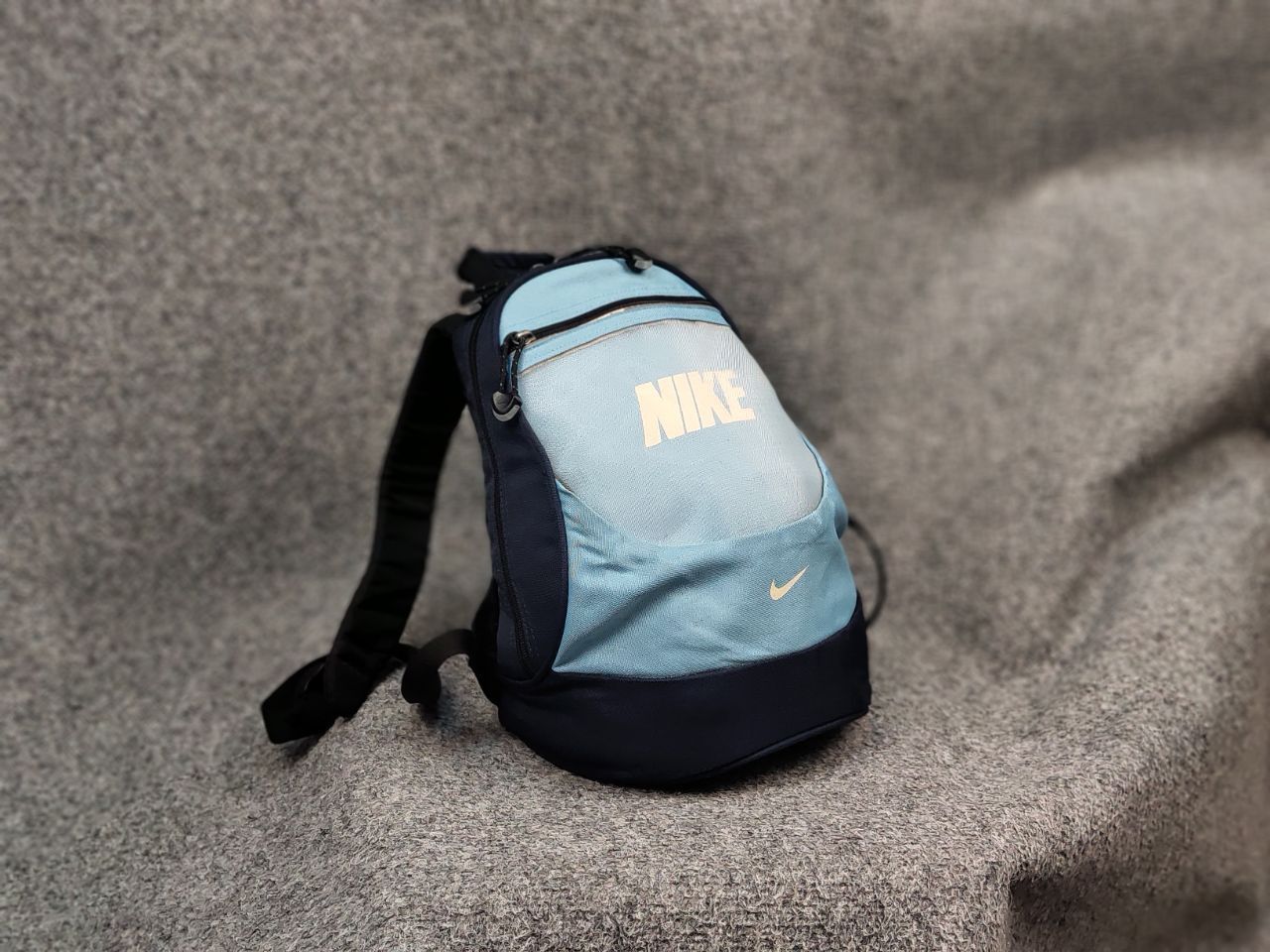 Nike Vintage 90's Nike Mini Blue Backpack Logo Size ONE SIZE - 1 Thumbnail