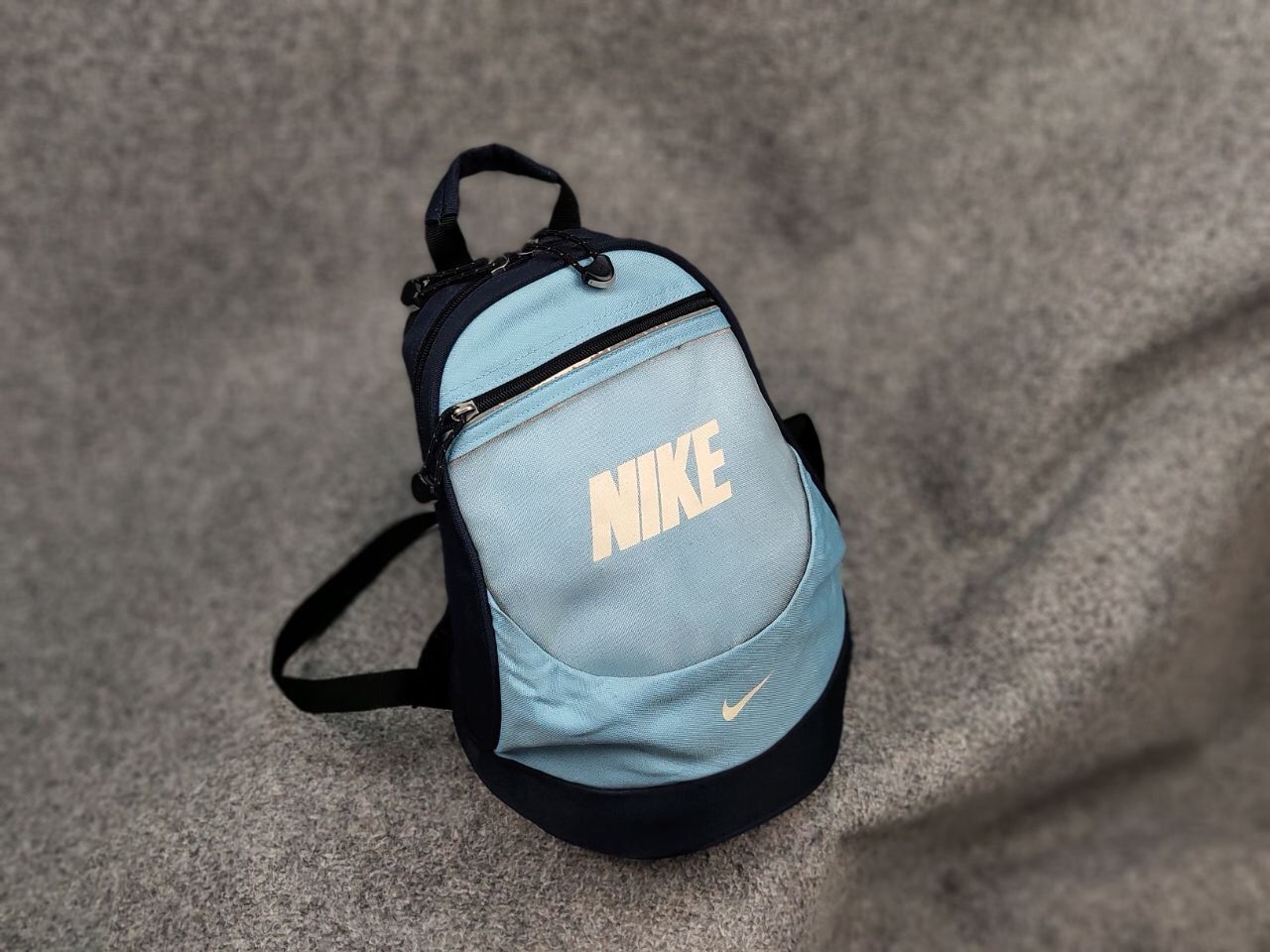 Nike Vintage 90's Nike Mini Blue Backpack Logo Size ONE SIZE - 7 Thumbnail