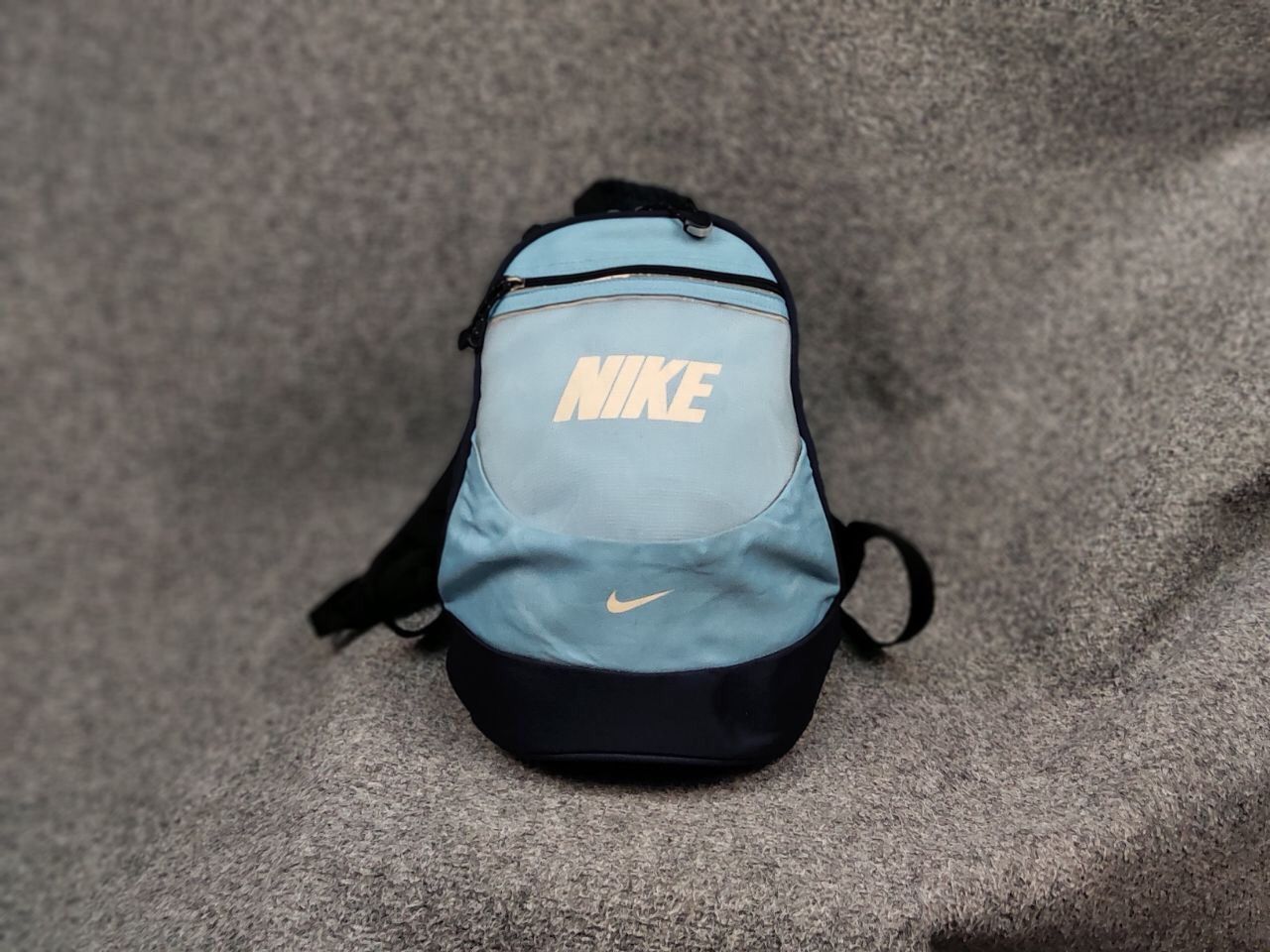 Nike Vintage 90's Nike Mini Blue Backpack Logo Size ONE SIZE - 2 Thumbnail