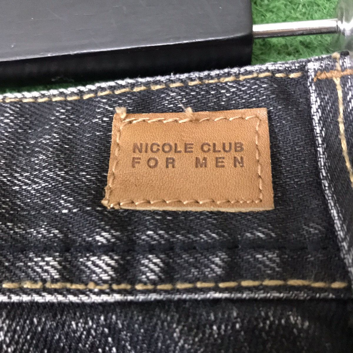 Nicole Club Nicole Club For Men Distressed Denim Acid Wash MultiPocket Size US 31 - 18 Thumbnail