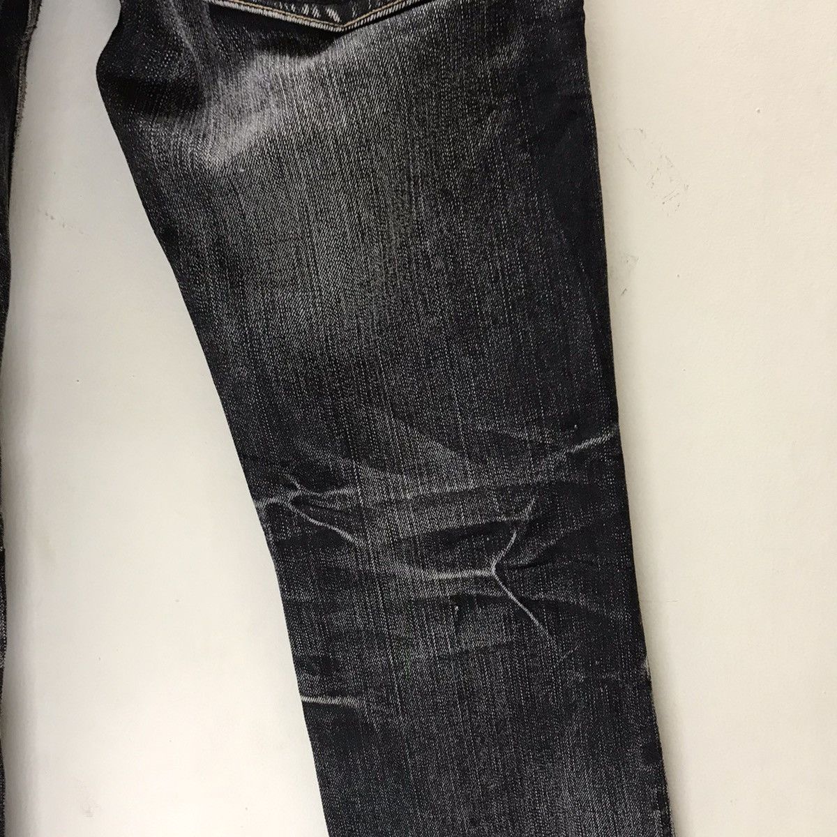 Nicole Club Nicole Club For Men Distressed Denim Acid Wash MultiPocket Size US 31 - 15 Thumbnail