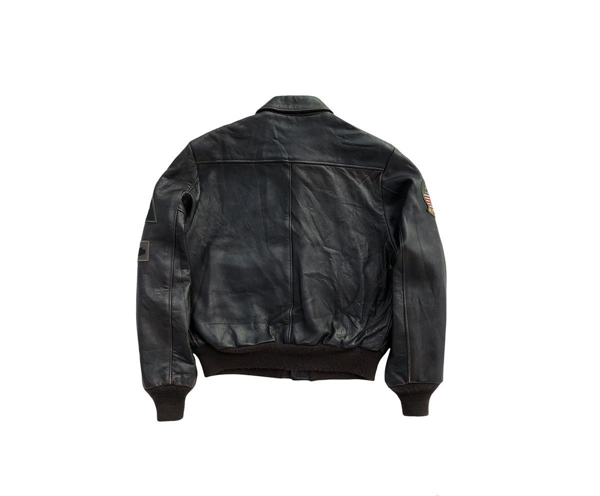 Schott Vtg 80s Schott Bross Type A-2 Leather Flight Jacket Patches Size US M / EU 48-50 / 2 - 15 Thumbnail