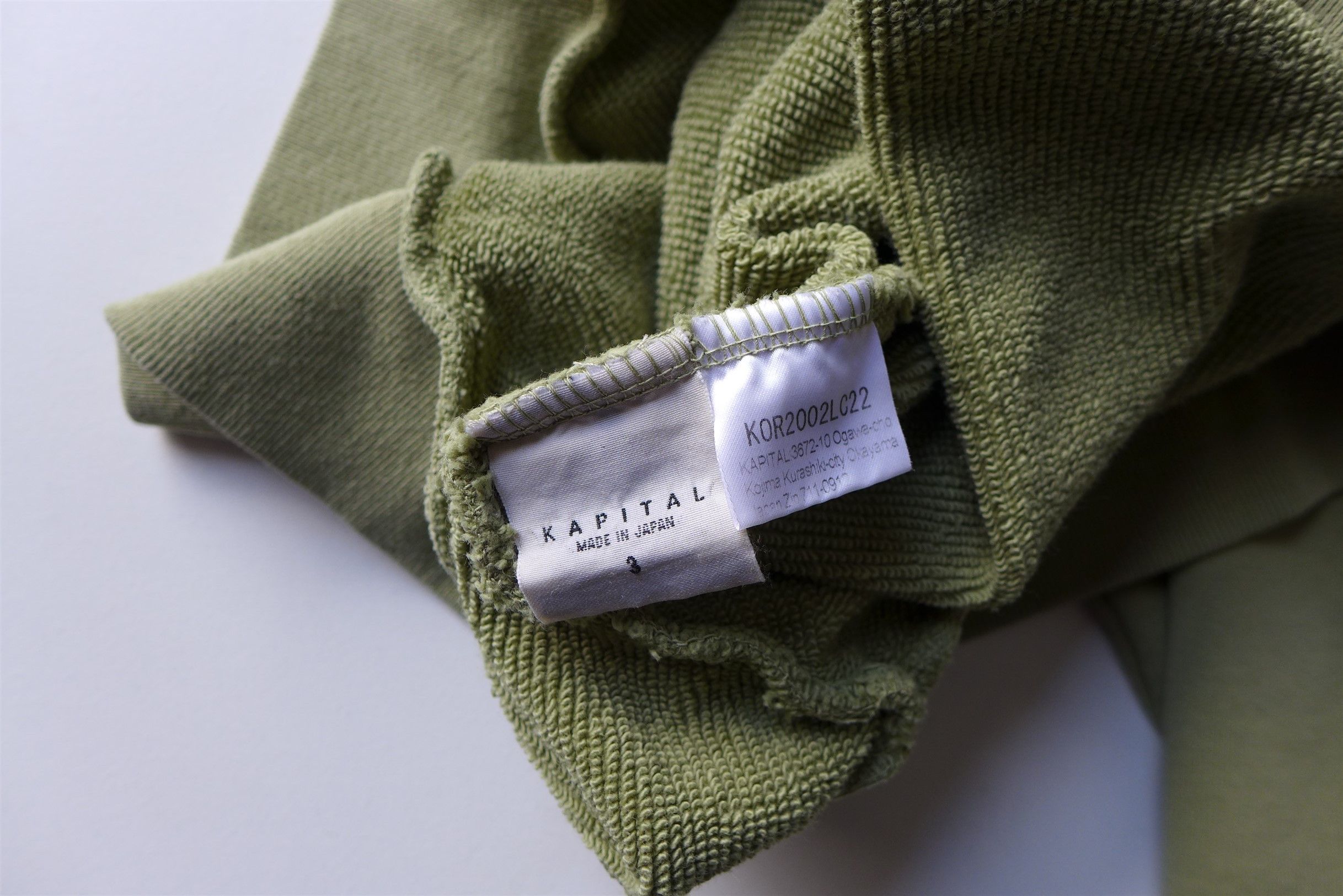 Kapital Kapital Battery College Sweatshirt - Light Green Size US L / EU 52-54 / 3 - 9 Thumbnail