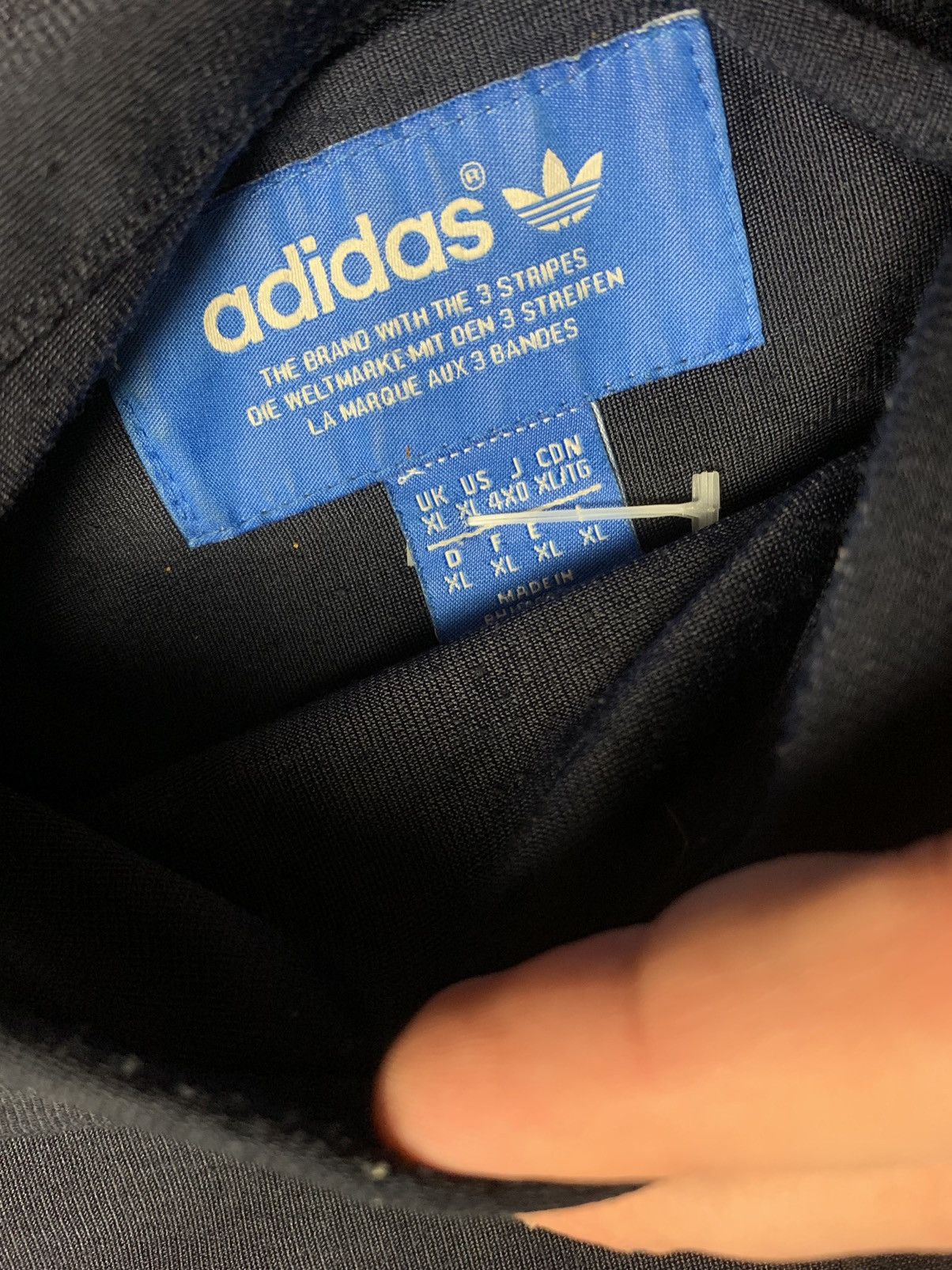 Vintage Vintage adidas bomber boxes monogram rare jacket reversible Size US XL / EU 56 / 4 - 13 Thumbnail