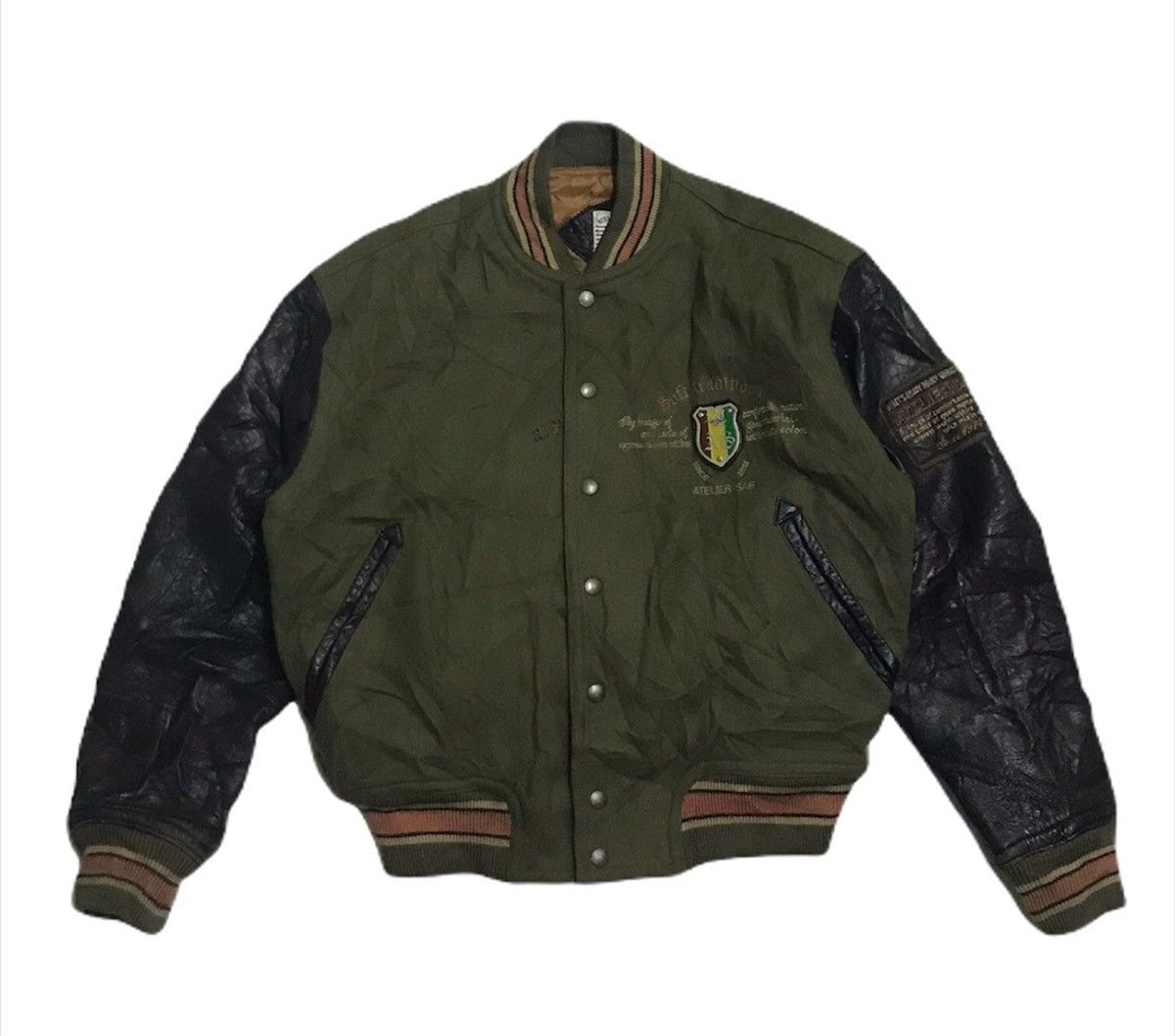 Japanese Brand vintage varsity jacket Size US L / EU 52-54 / 3 - 1 Thumbnail