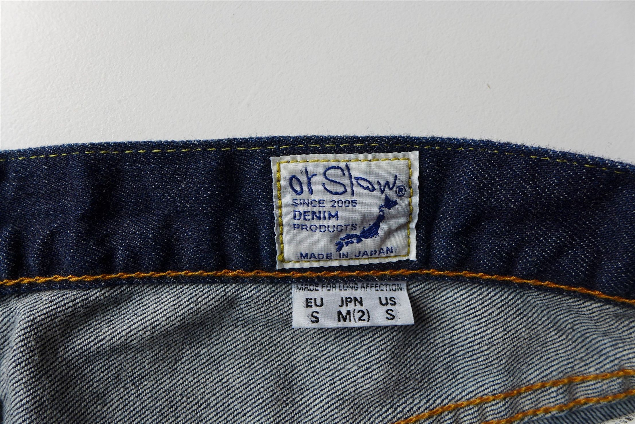 Orslow orSlow 107 Ivy Slim Fit Jeans - Indigo Denim One Wash Size US 30 / EU 46 - 9 Thumbnail