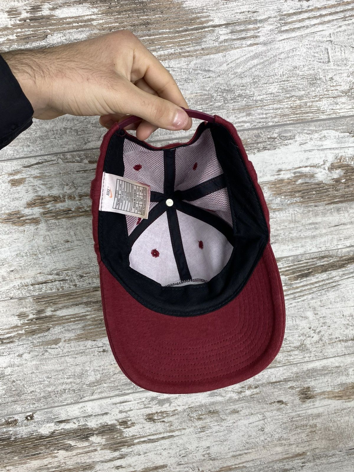 Nike × Vintage Mens Vintage Nike centre swoosh cap rare streetwear y2k 90s Size ONE SIZE - 8 Thumbnail
