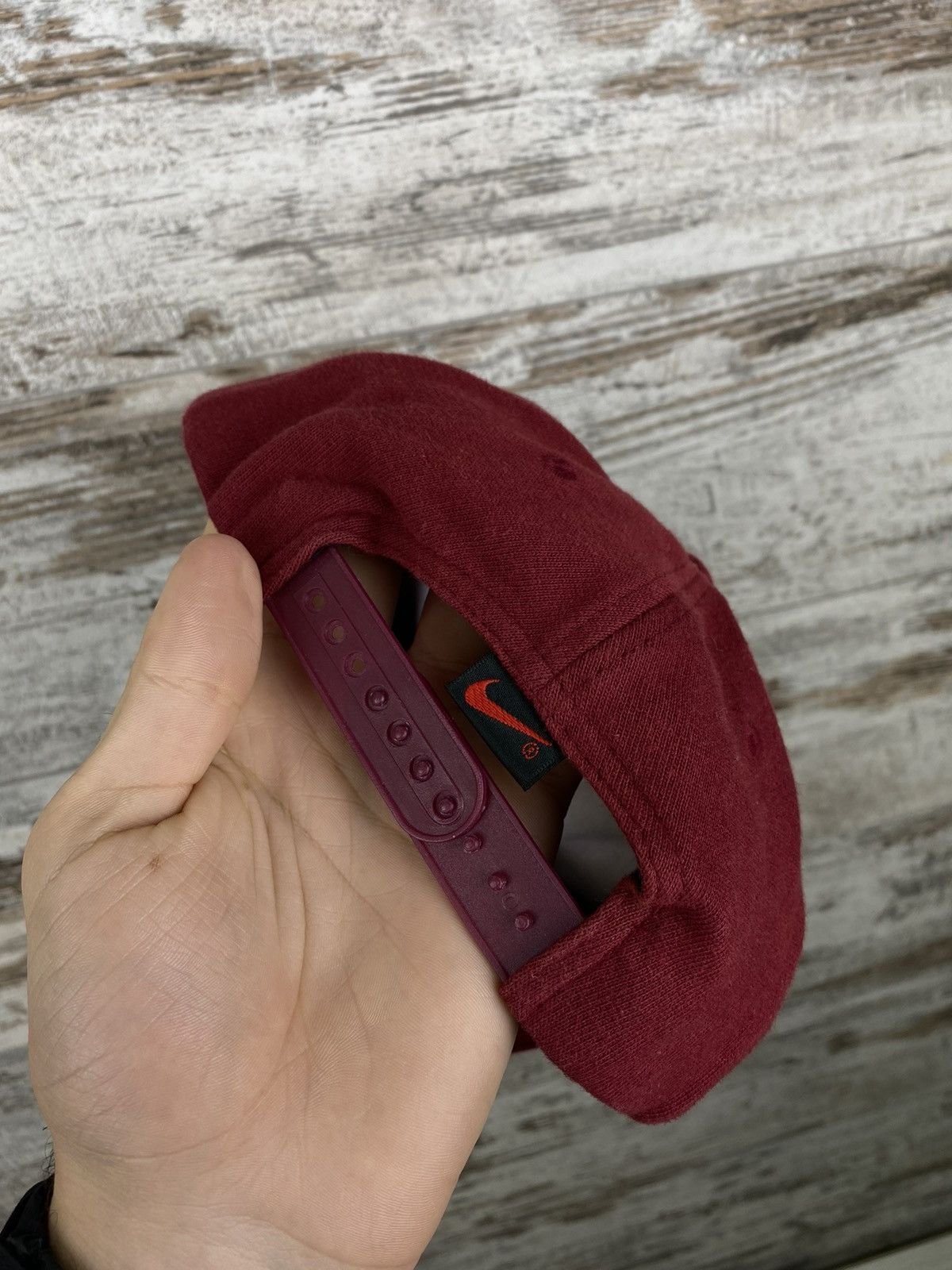 Nike × Vintage Mens Vintage Nike centre swoosh cap rare streetwear y2k 90s Size ONE SIZE - 5 Thumbnail