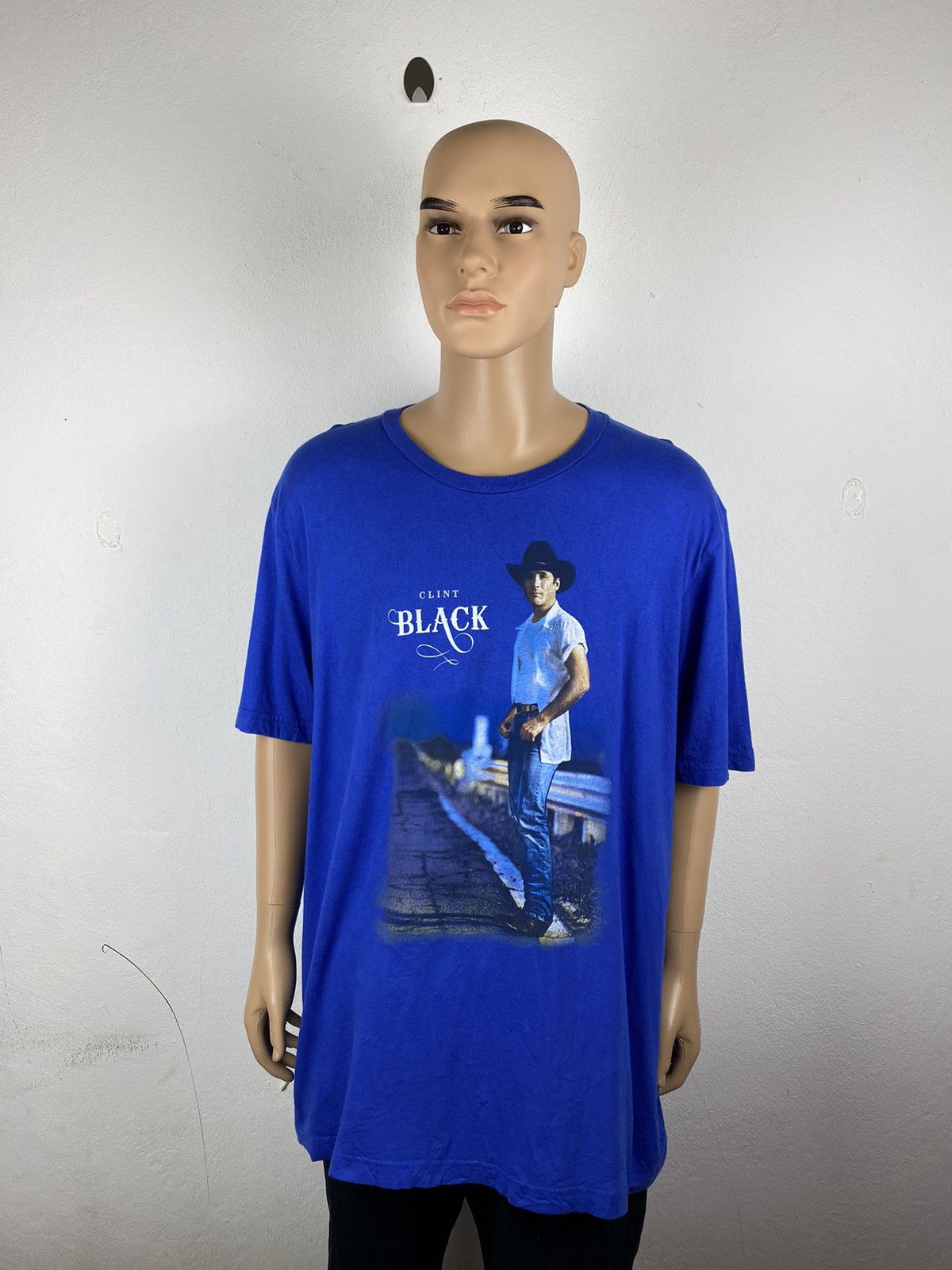 Band Tees × Vintage 🔥CLINT BLACK - American Singer T-shirt Size US XXL / EU 58 / 5 - 2 Thumbnail