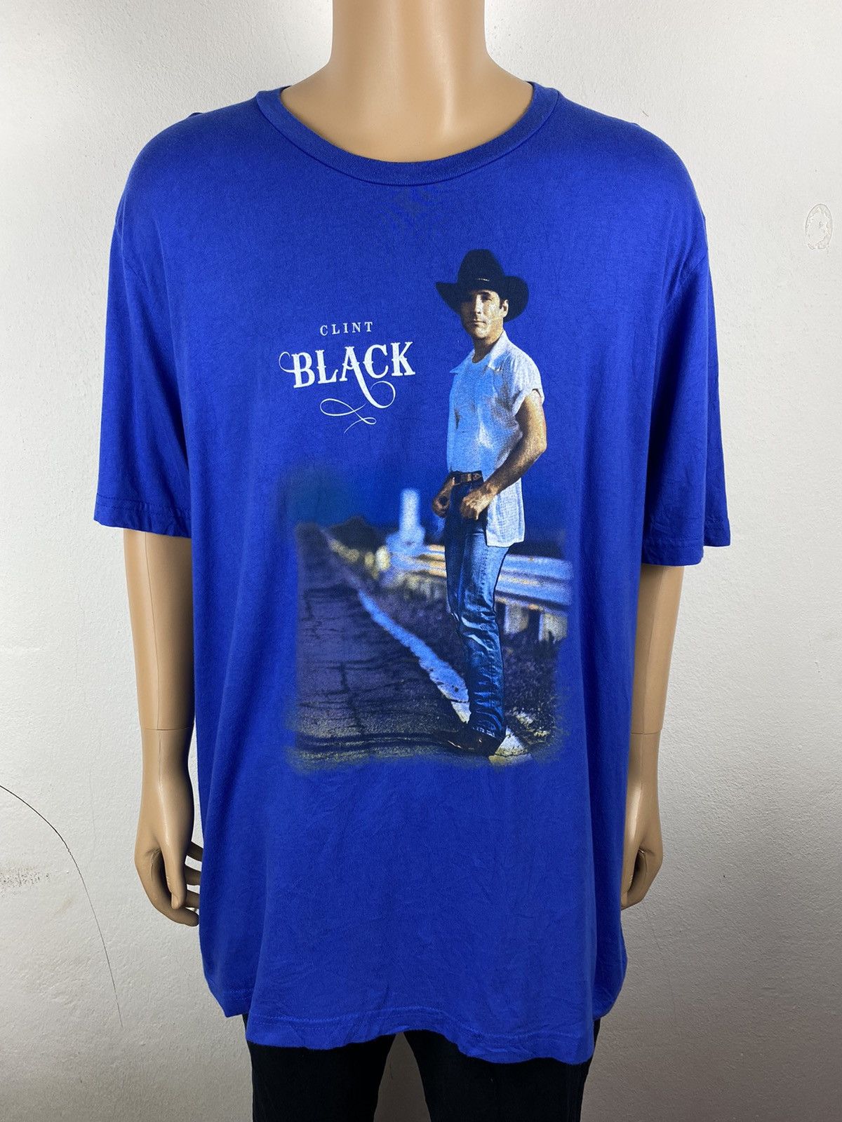 Band Tees × Vintage 🔥CLINT BLACK - American Singer T-shirt Size US XXL / EU 58 / 5 - 3 Thumbnail