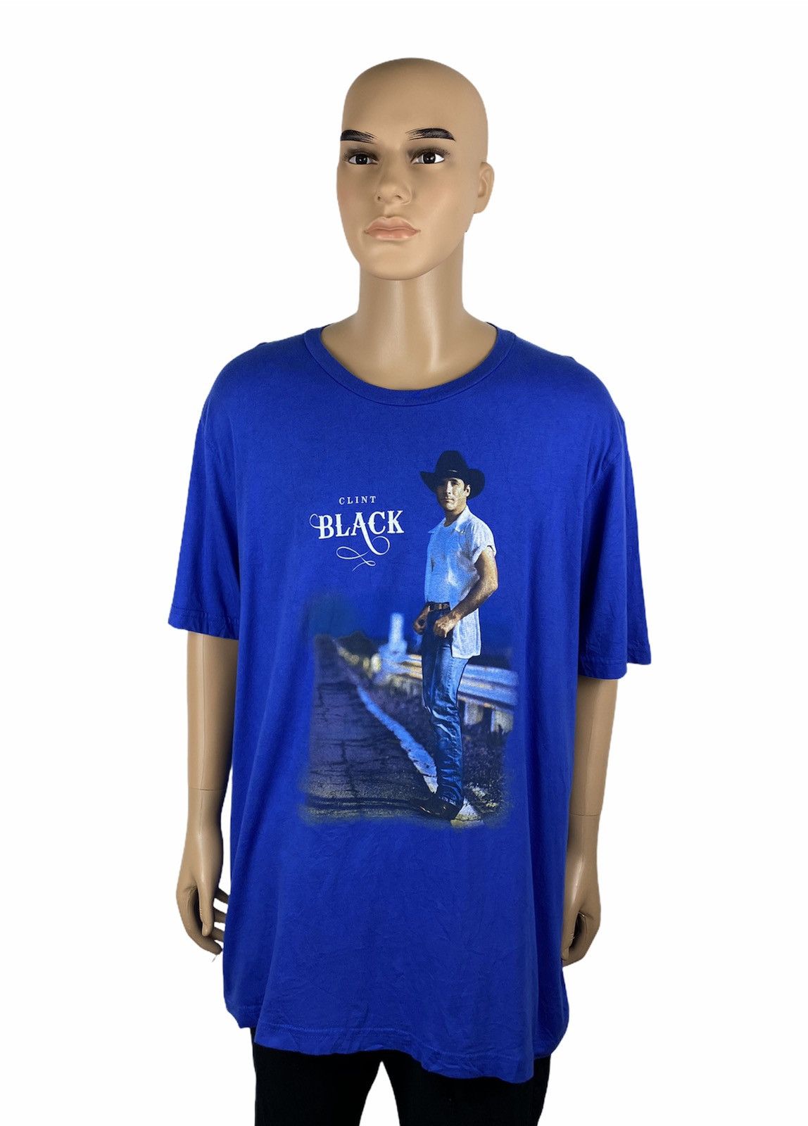 Band Tees × Vintage 🔥CLINT BLACK - American Singer T-shirt Size US XXL / EU 58 / 5 - 1 Thumbnail