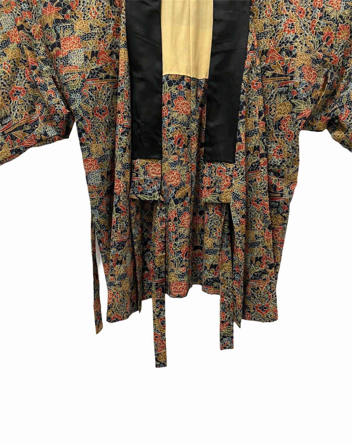 Japanese Brand 🇯🇵 Kimono Silk Multi Floral Japanese Traditional Wear Size US L / EU 52-54 / 3 - 8 Thumbnail