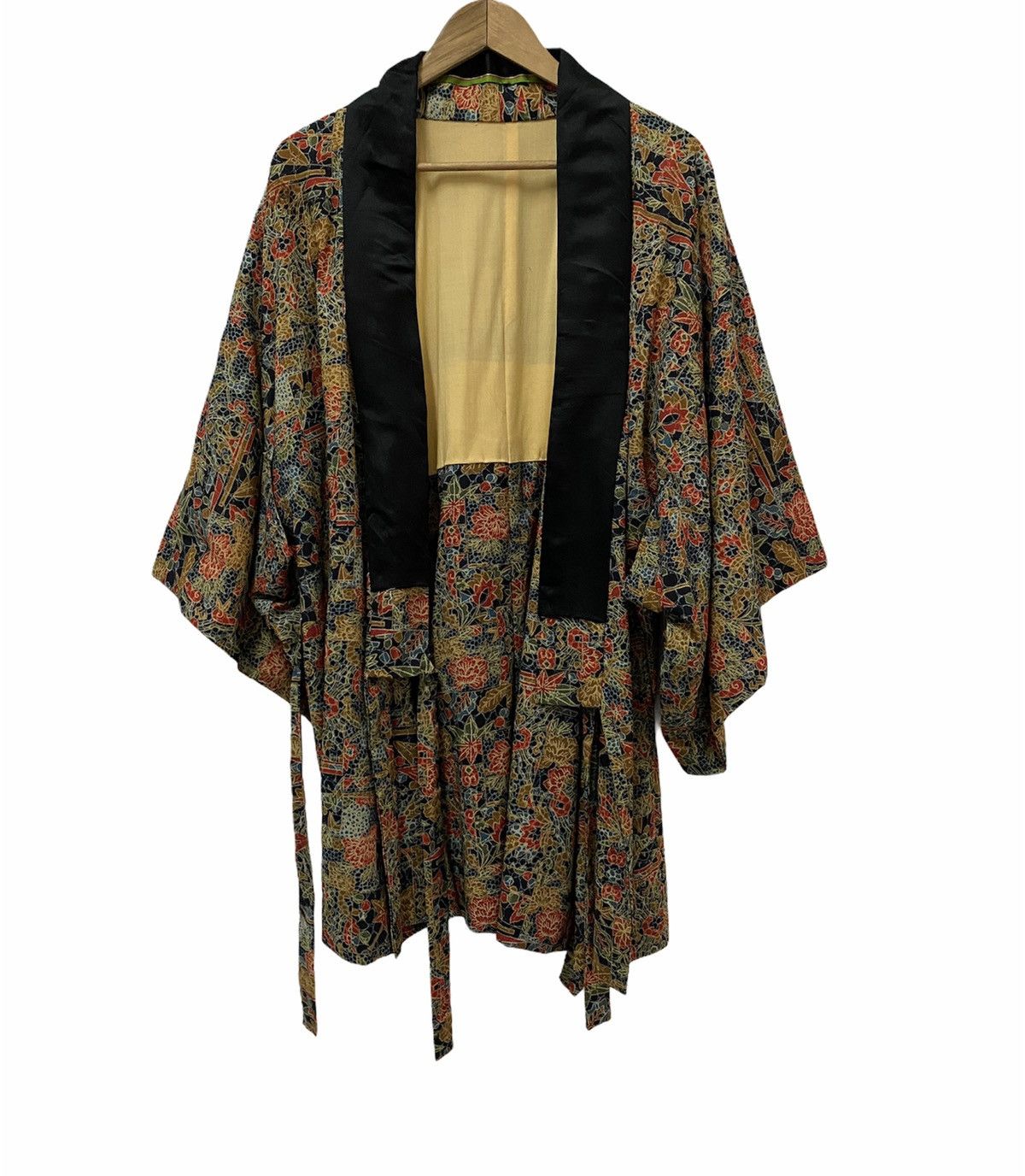 Japanese Brand 🇯🇵 Kimono Silk Multi Floral Japanese Traditional Wear Size US L / EU 52-54 / 3 - 3 Thumbnail