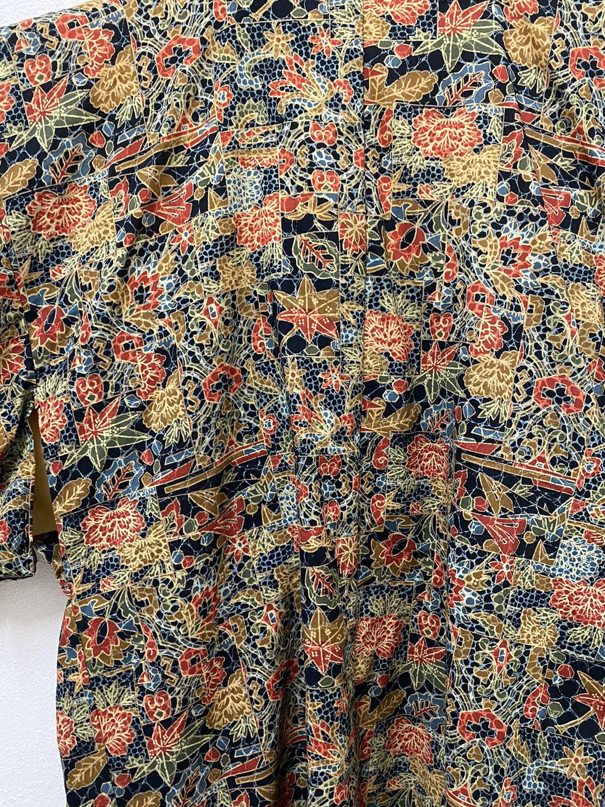 Japanese Brand 🇯🇵 Kimono Silk Multi Floral Japanese Traditional Wear Size US L / EU 52-54 / 3 - 12 Thumbnail