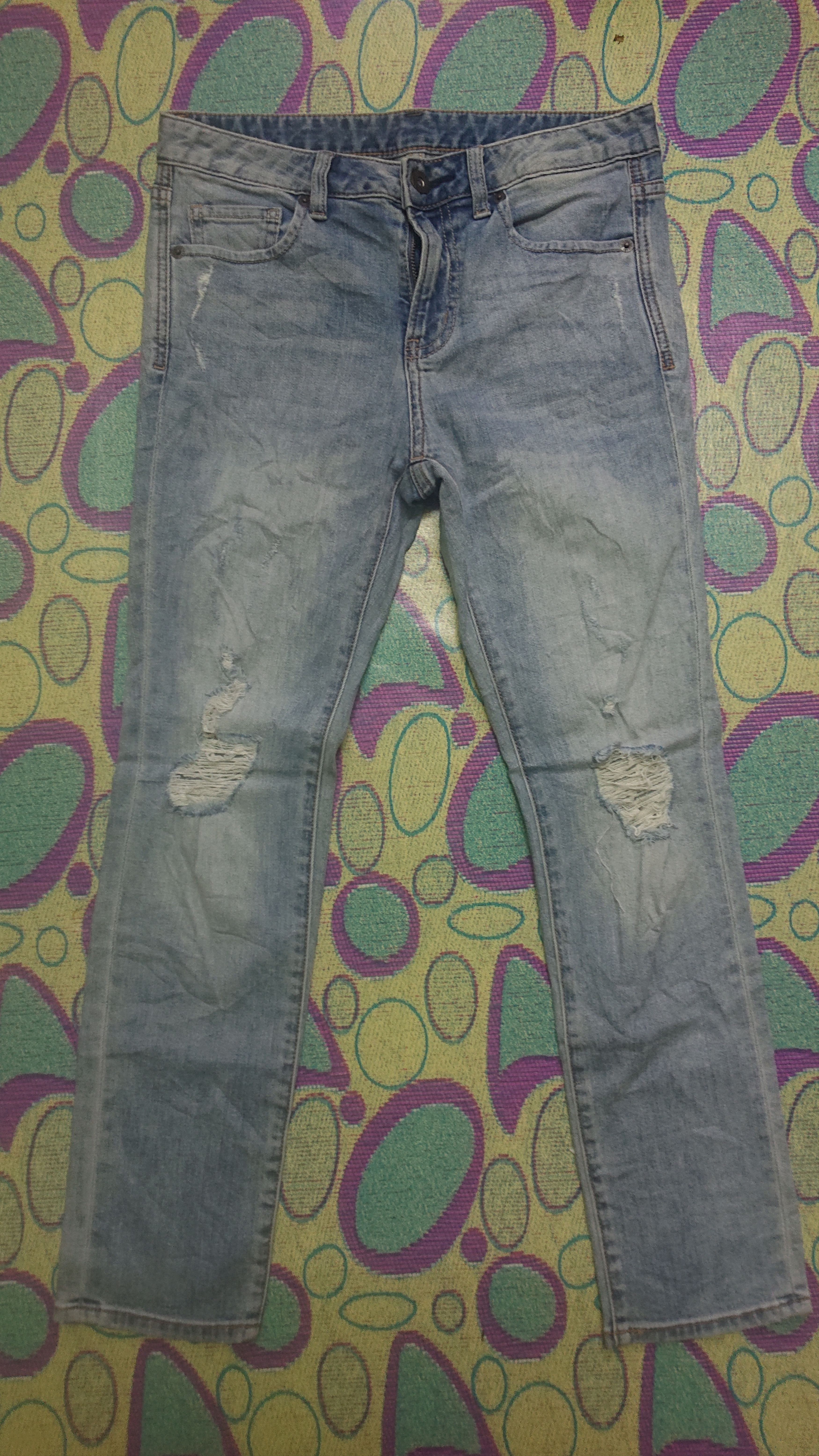 Vintage gu jeans made in japan Size 27" / US 4 / IT 40 - 1 Preview