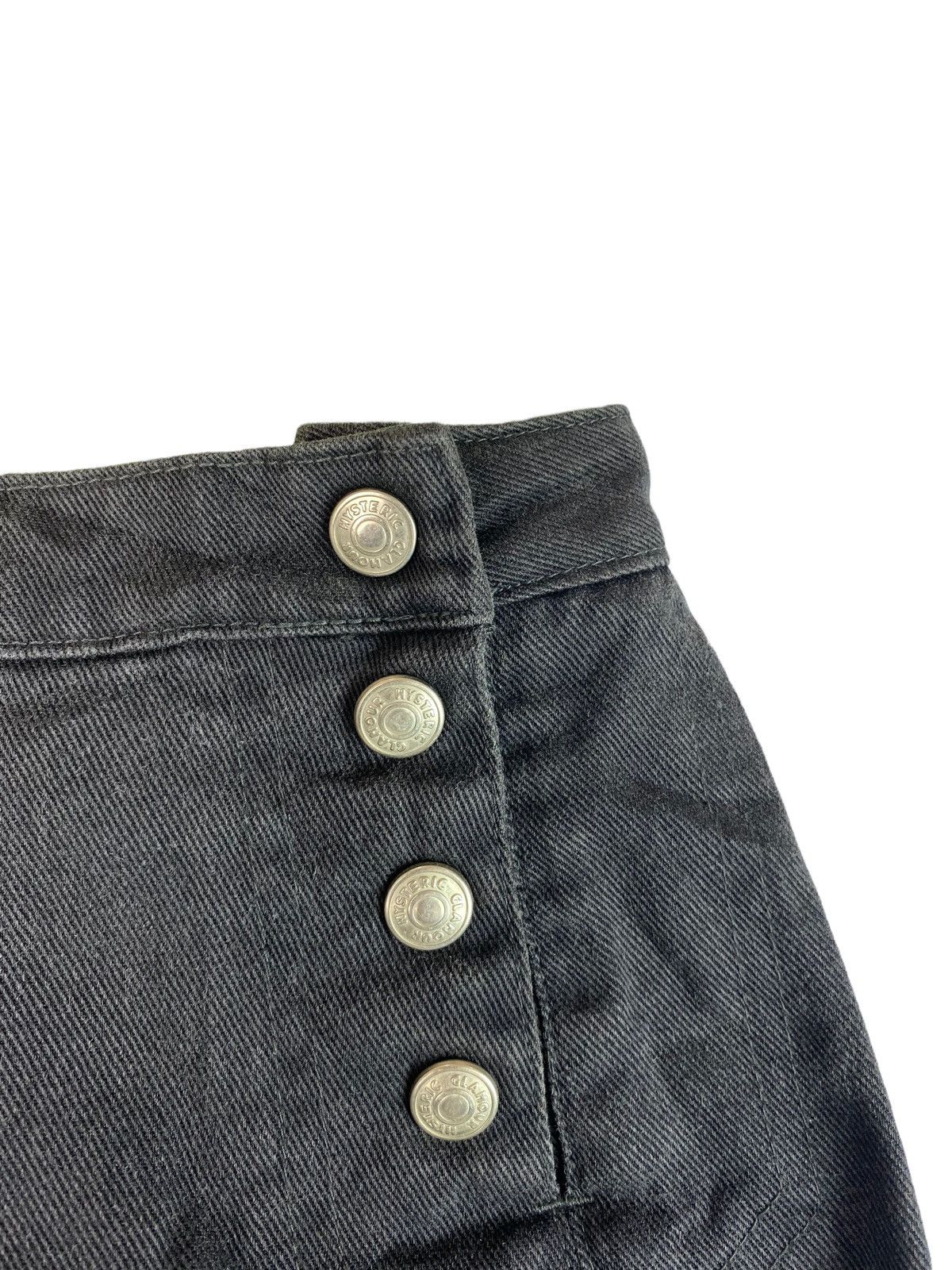 Hysteric Glamour × Japanese Brand × Vintage 90s HYSTERIC GLAMOUR button mini skirt Size 25" / US 0 / IT 36 - 2 Thumbnail